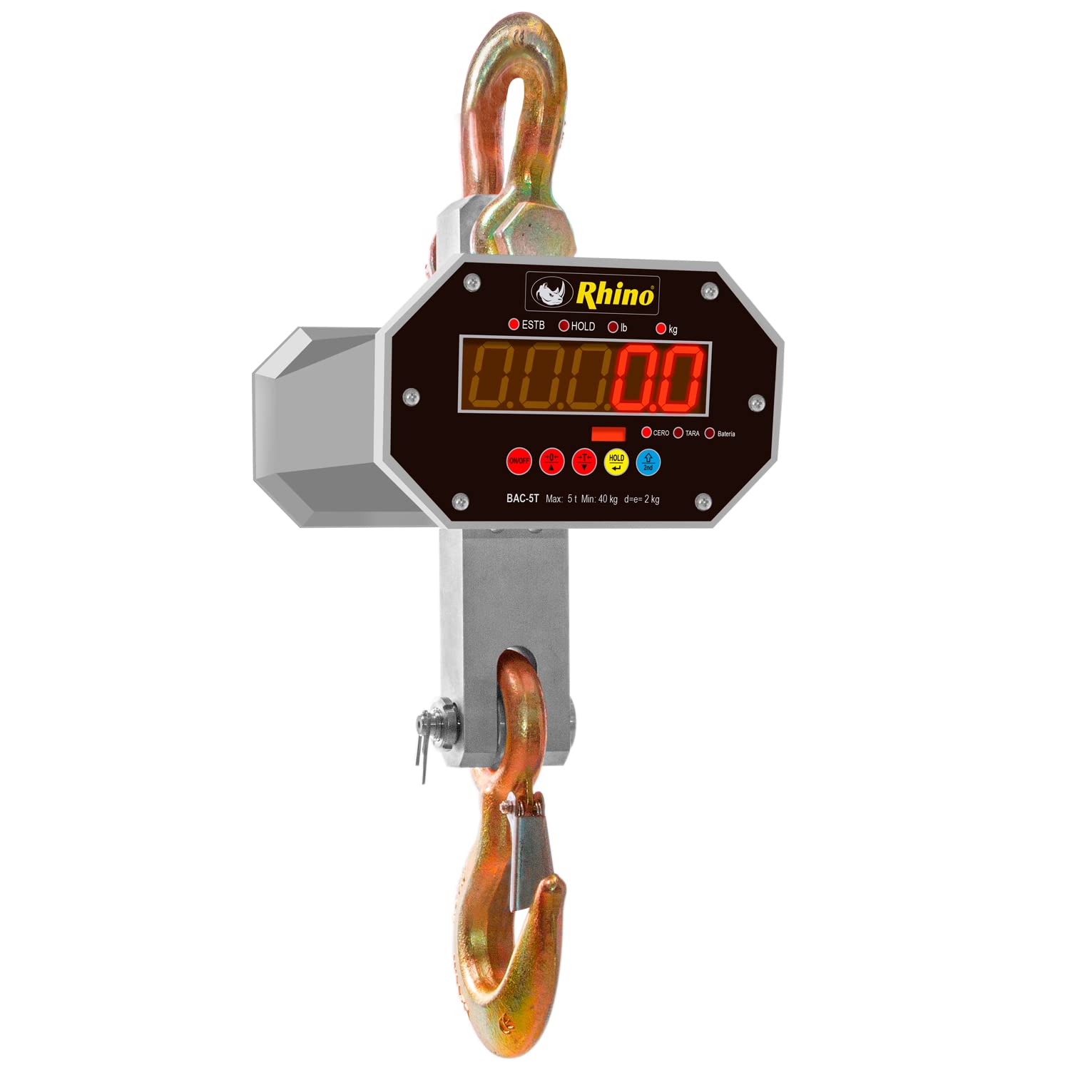 Báscula Electrónica Colgante 5,000 kg