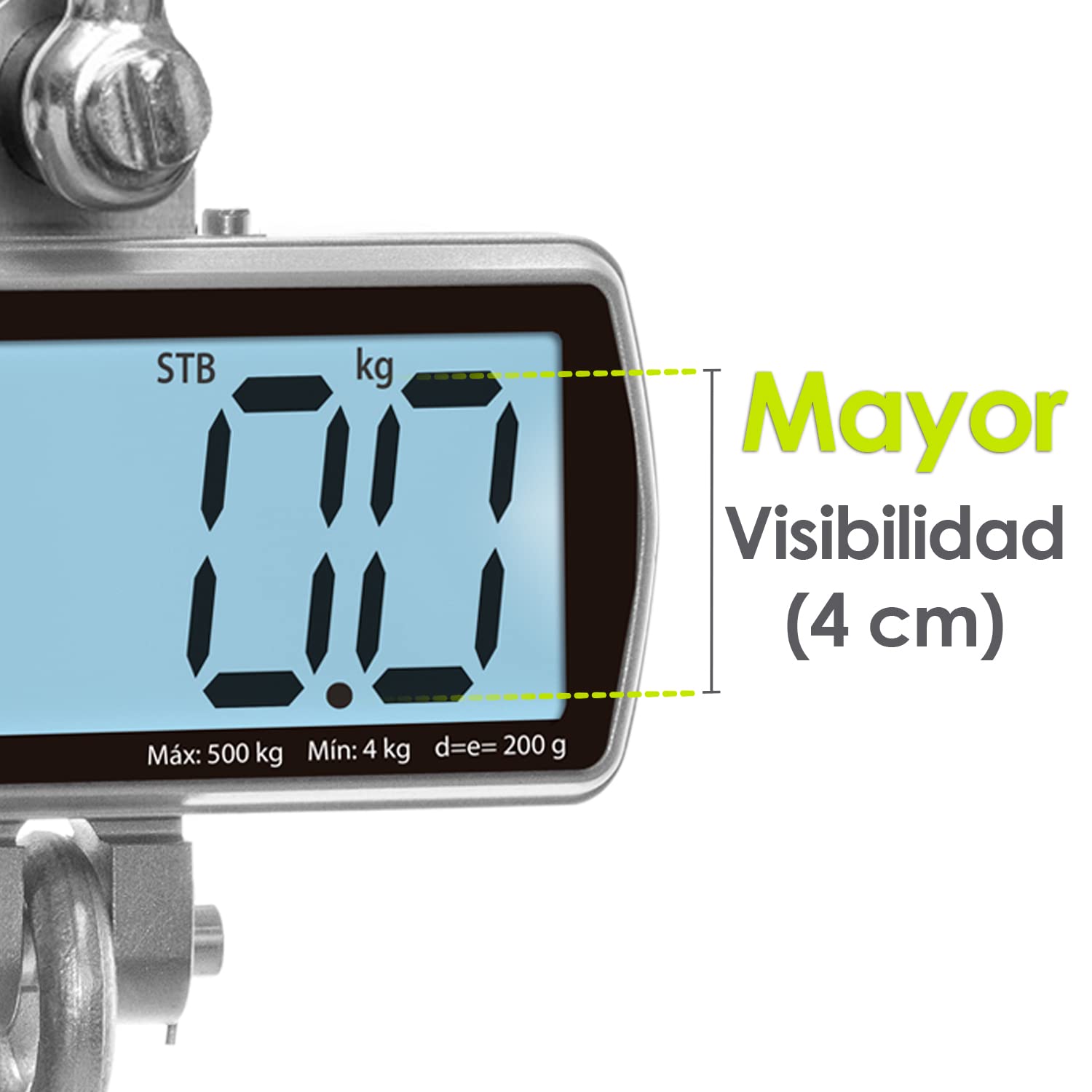 Báscula Electrónica Colgante 500 kg