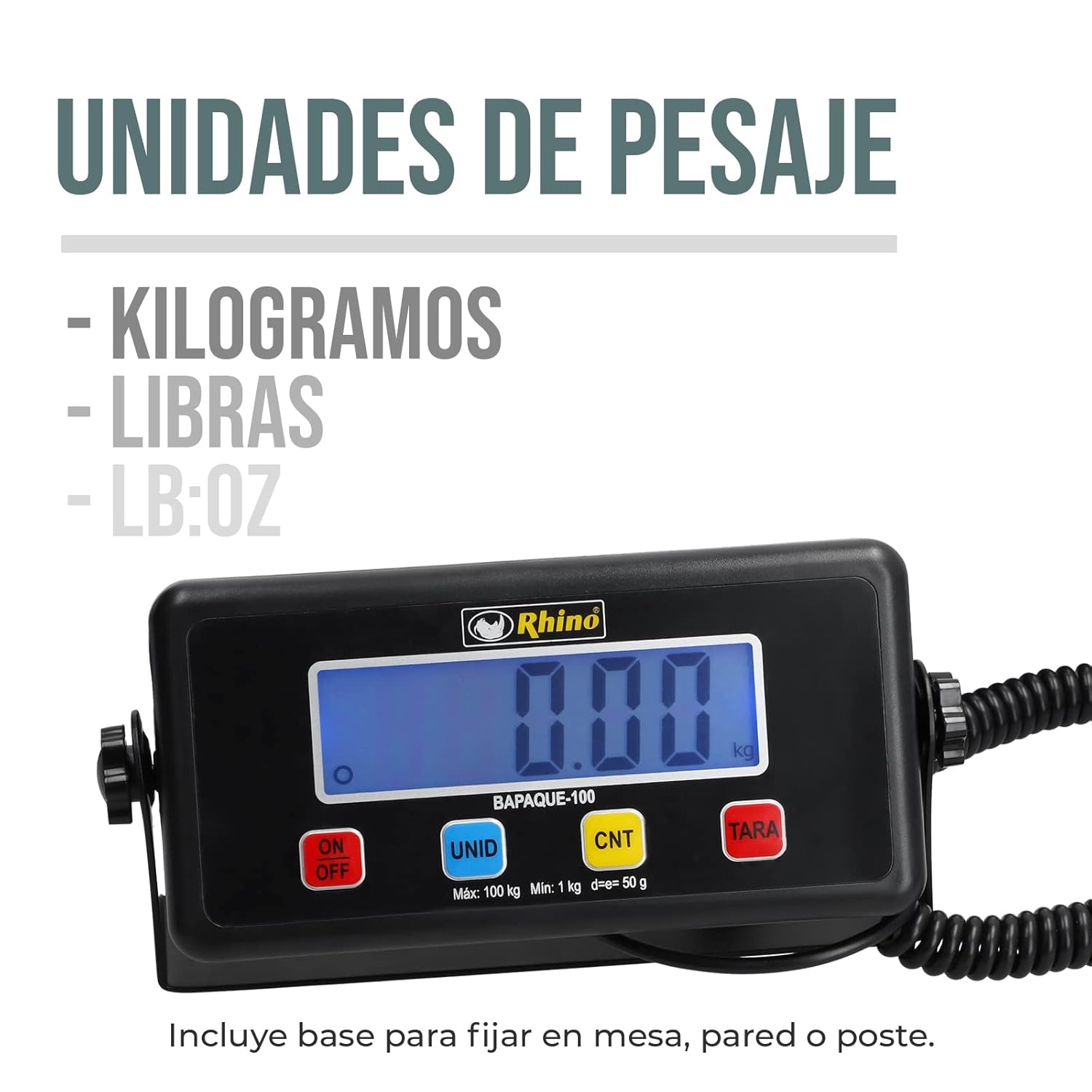 Báscula de Paquetería 100 kg