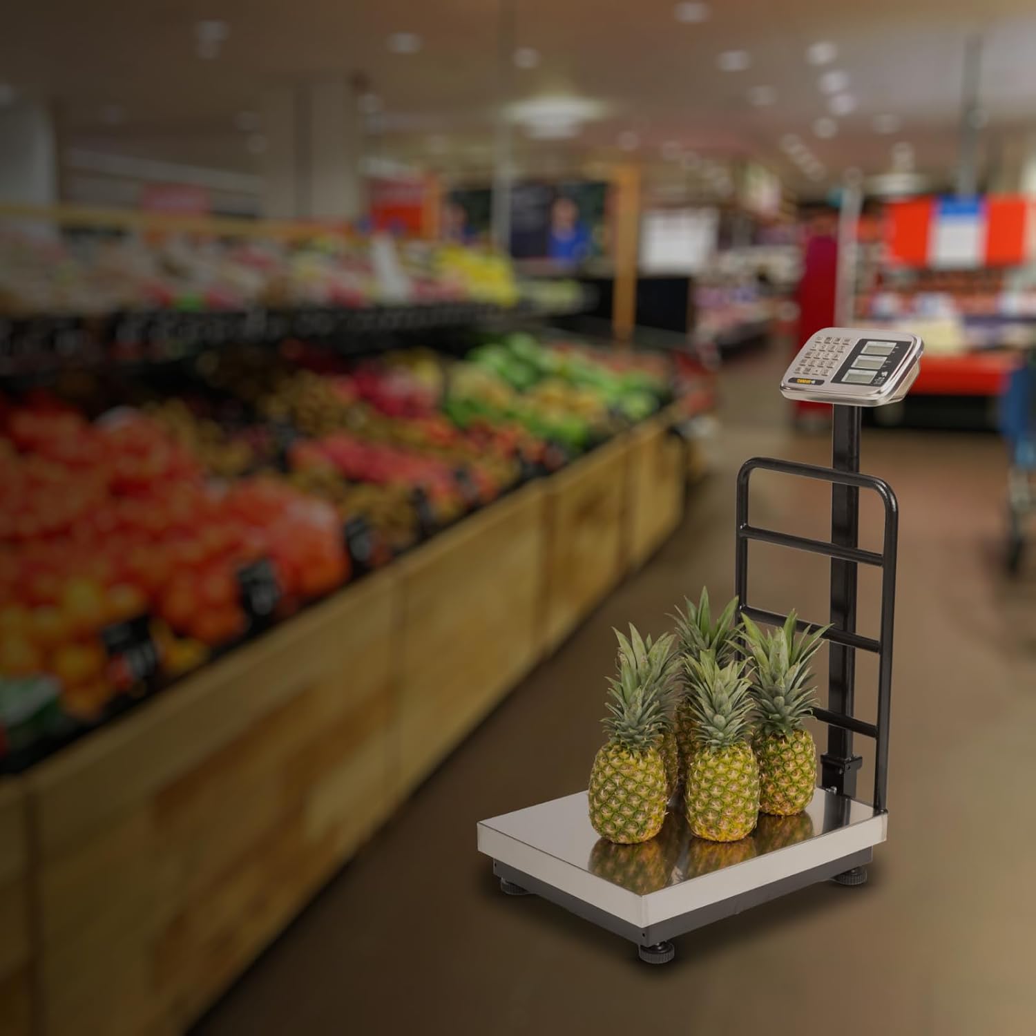 Báscula de Plataforma Inoxidable Plegable 500 kg