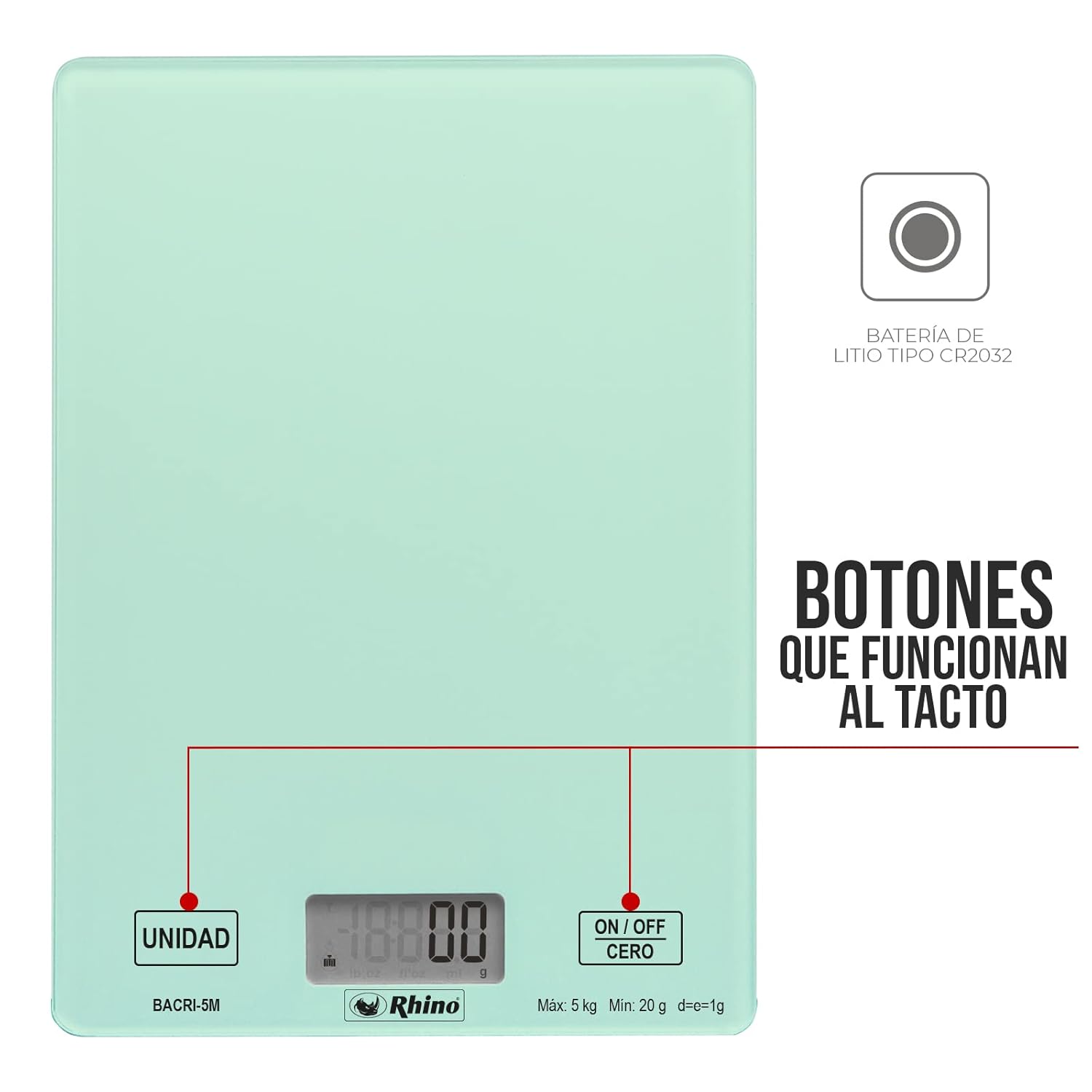 Báscula de Cocina 5 kg