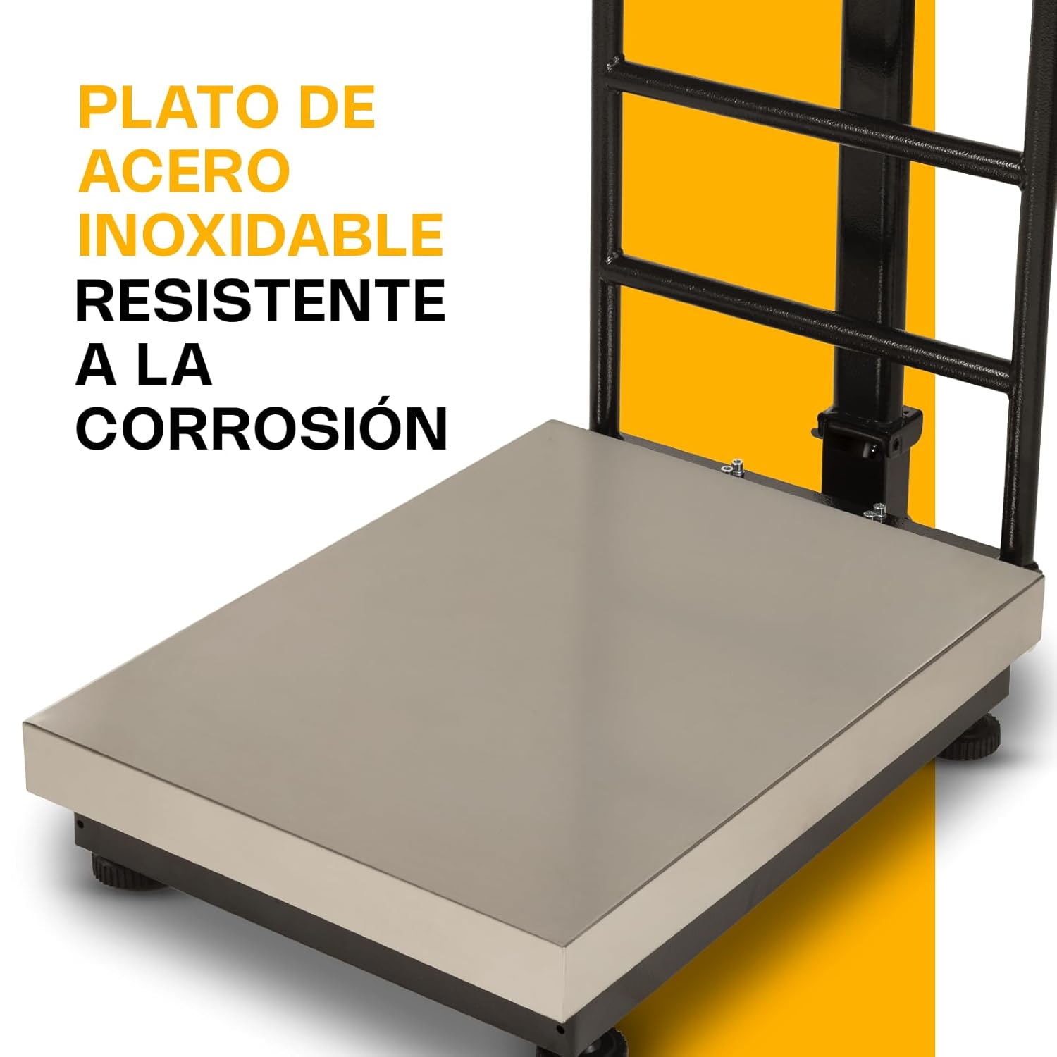 Báscula de Plataforma Inoxidable Plegable 500 kg