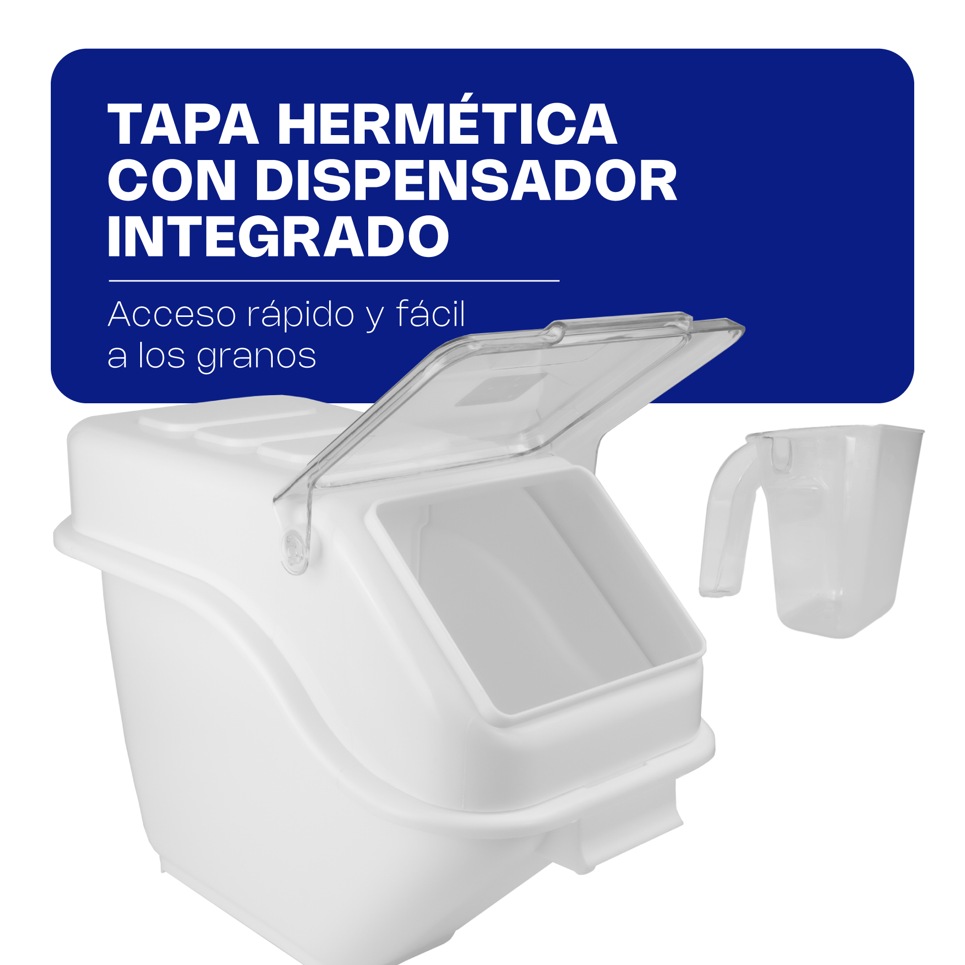 Almacenador para Granos Tipo Estante 23 L