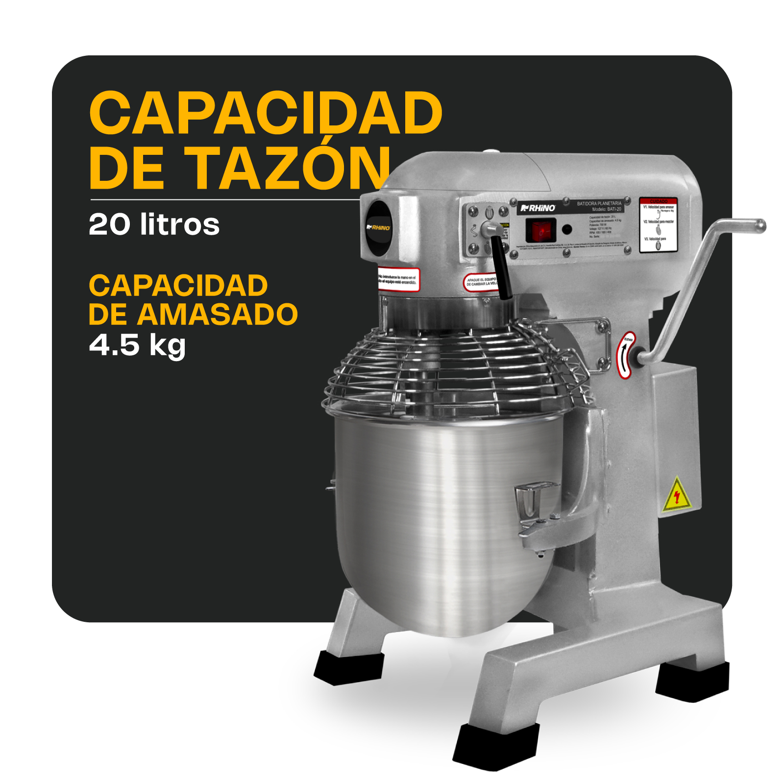 Batidora Planetaria 20 L