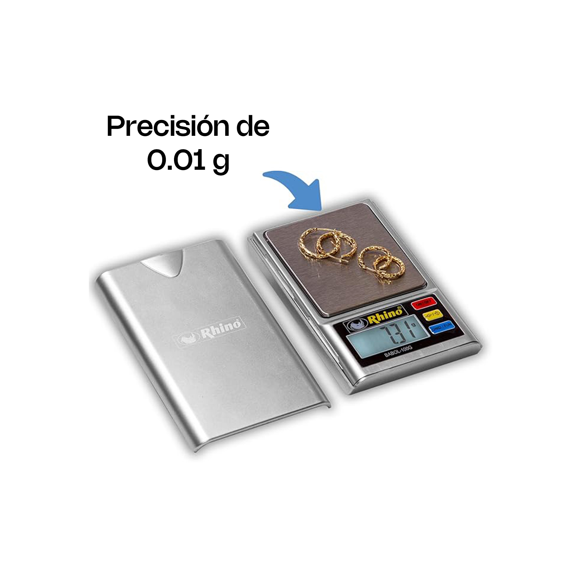 Báscula Electrónica de Precisión 100 g
