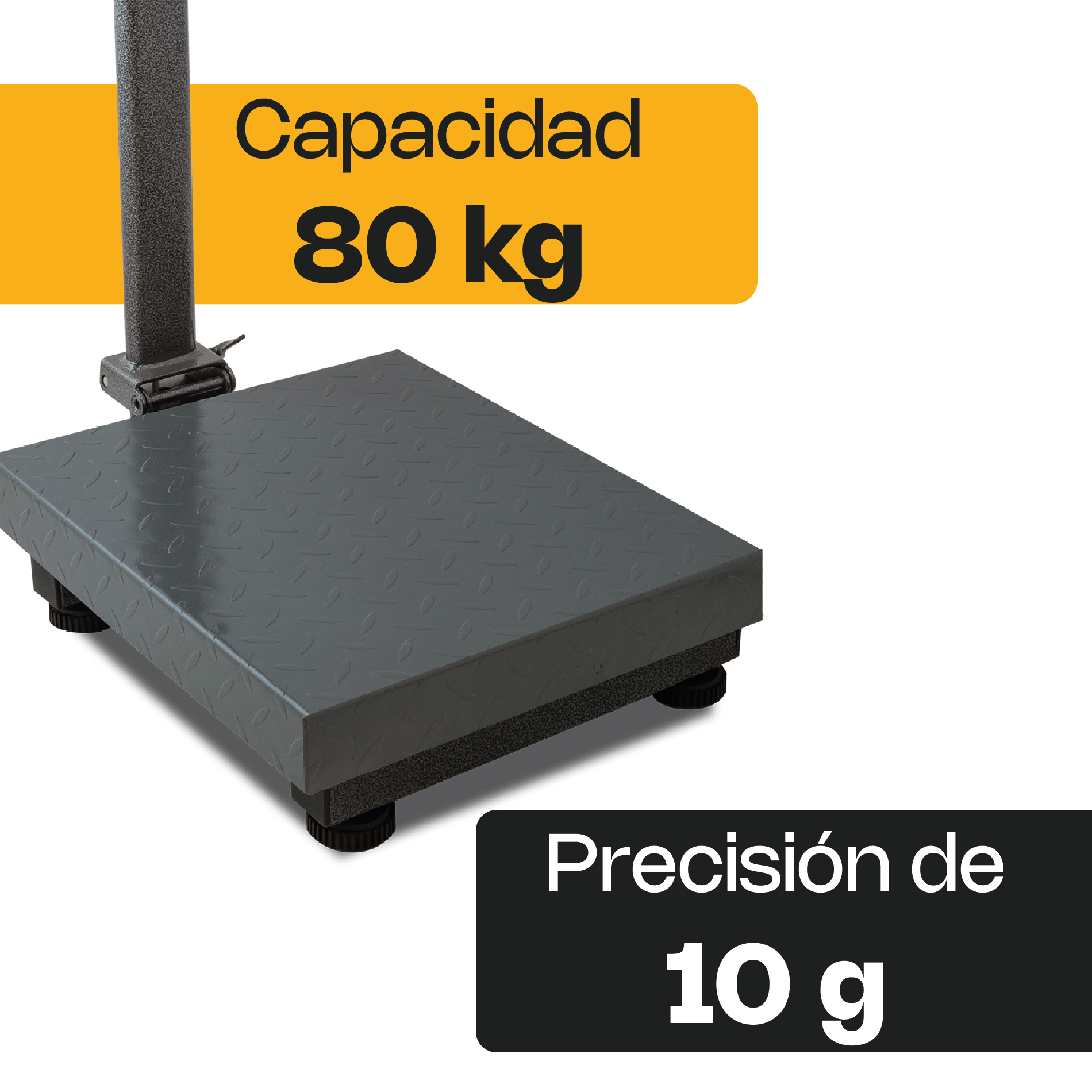 Báscula de Plataforma Plegable 80 kg