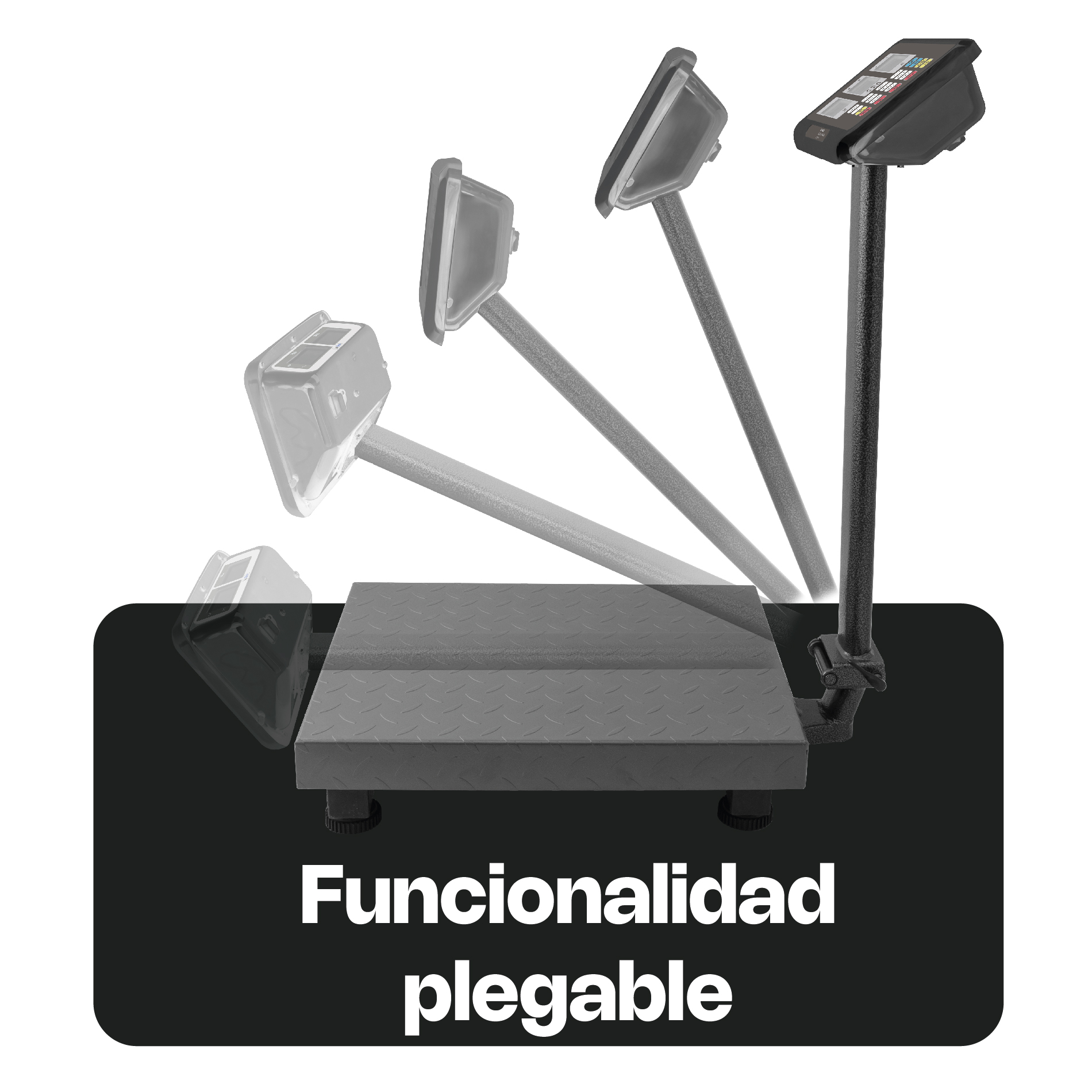 Báscula de Plataforma Plegable 80 kg