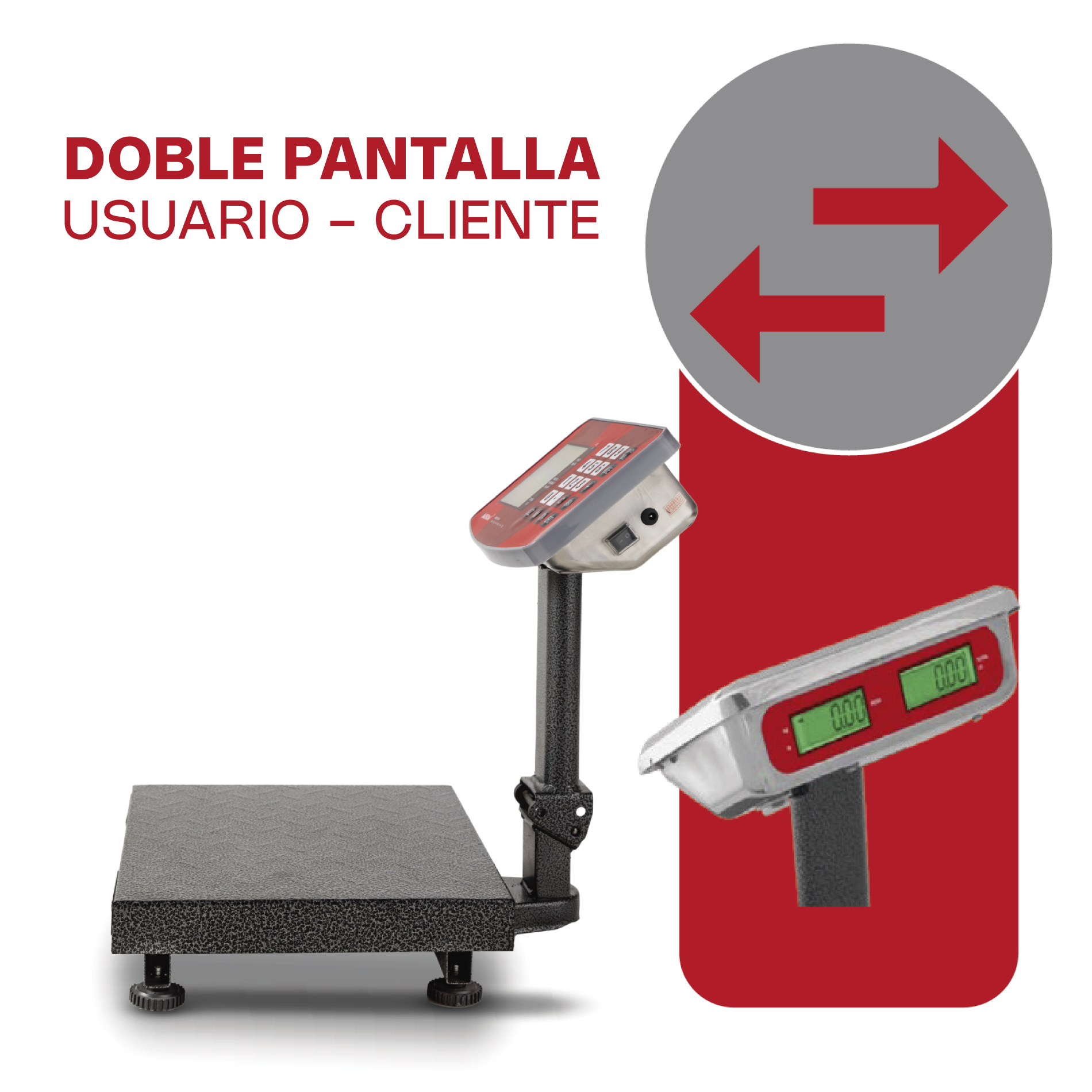Báscula de Plataforma Plegable 60 kg
