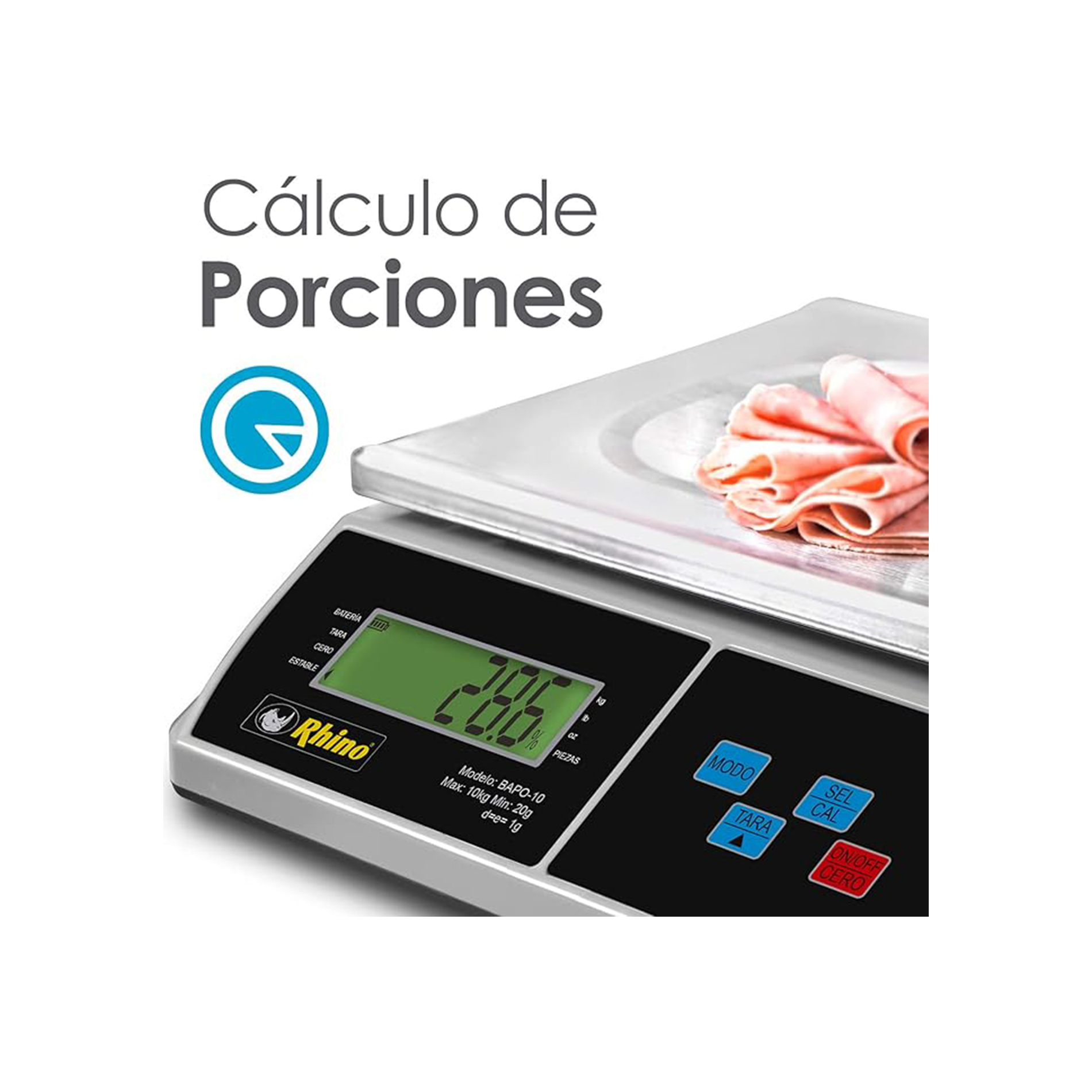 Báscula Electrónica Porcionadora 10 kg