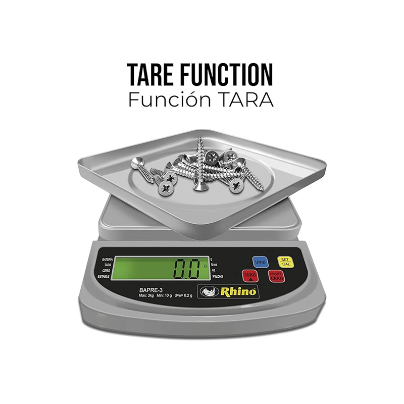 Báscula Electrónica de Precisión 3 kg