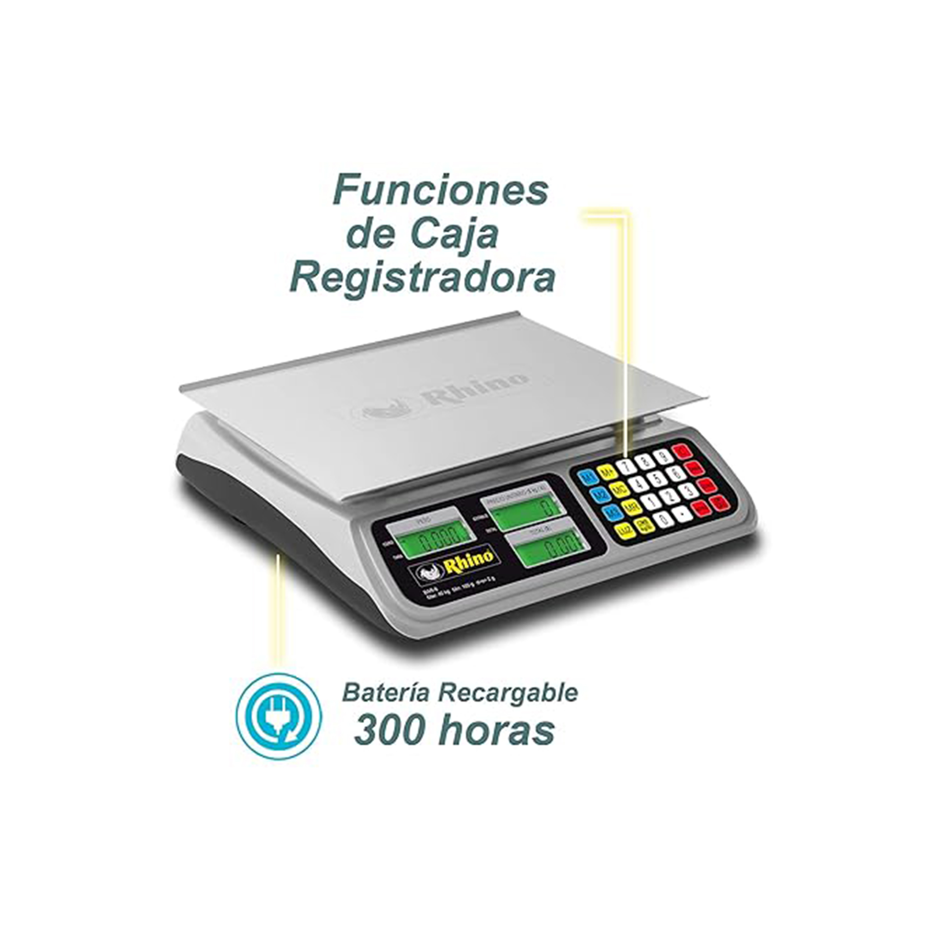Báscula Electrónica Multifunciones 40 kg
