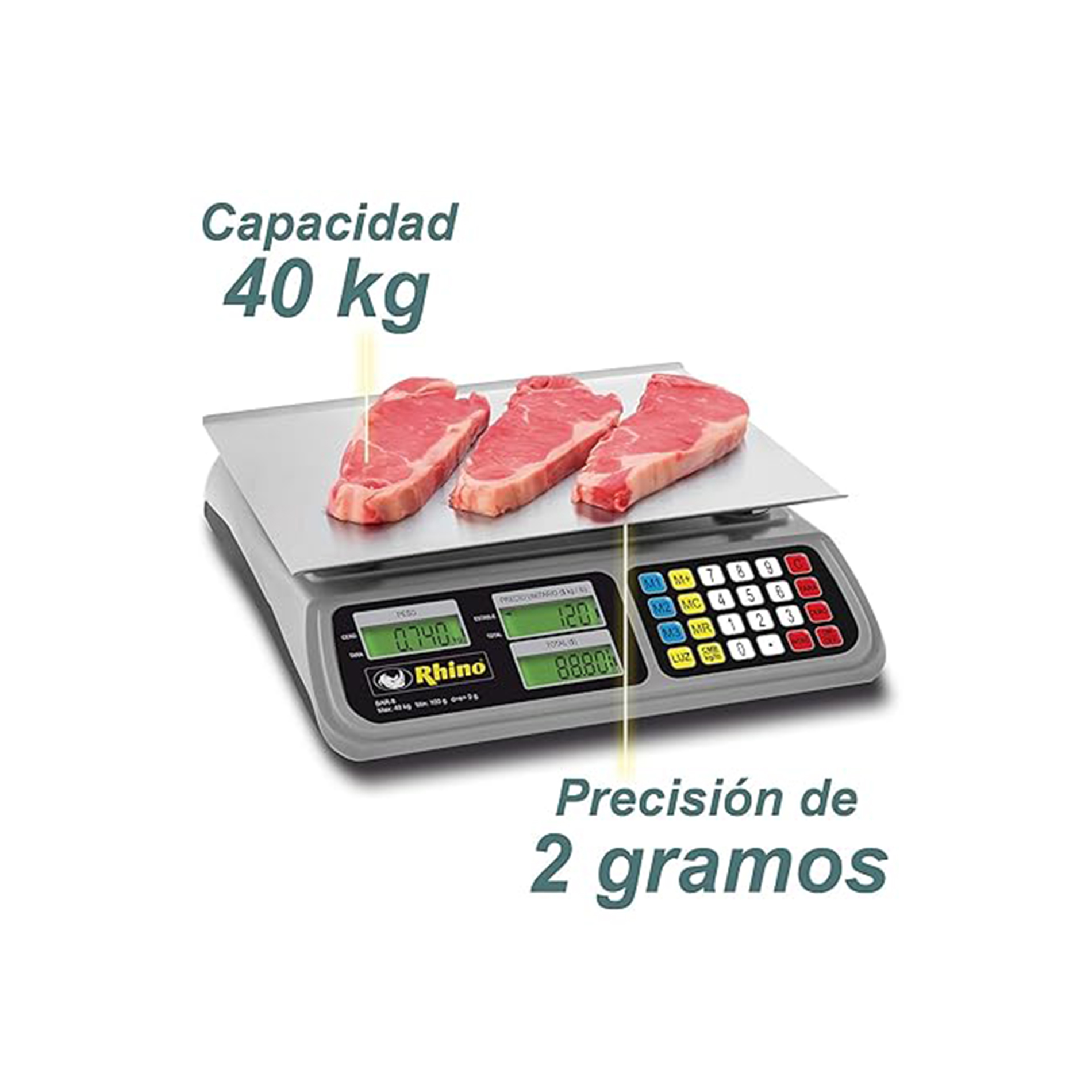 Báscula Electrónica Multifunciones 40 kg