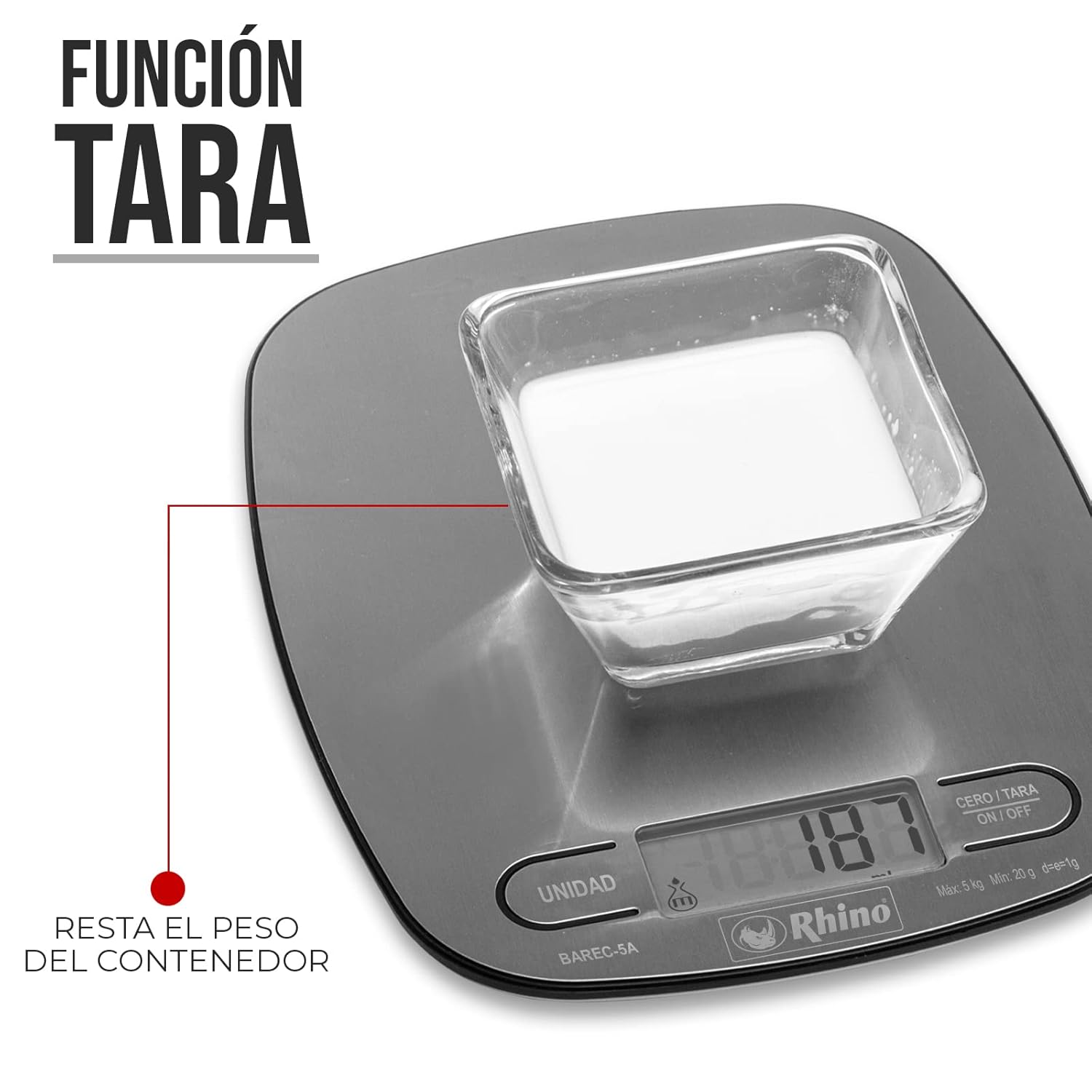 Báscula de Cocina 5 kg