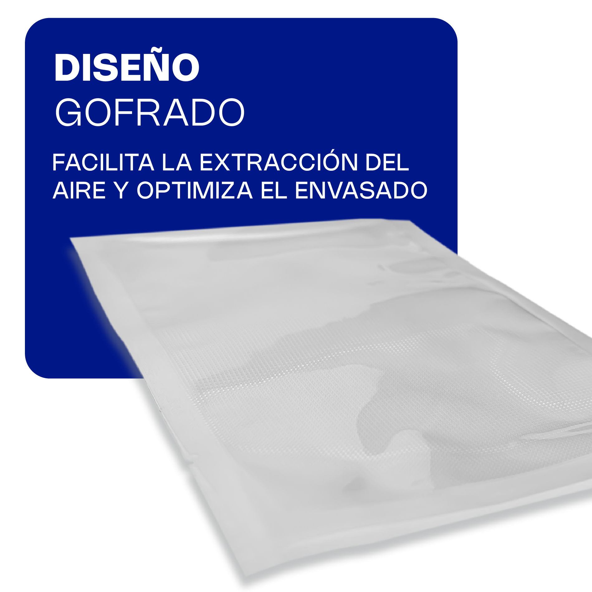 Bolsa Gofrada para Empacado al Vacío 20 x 30 cm