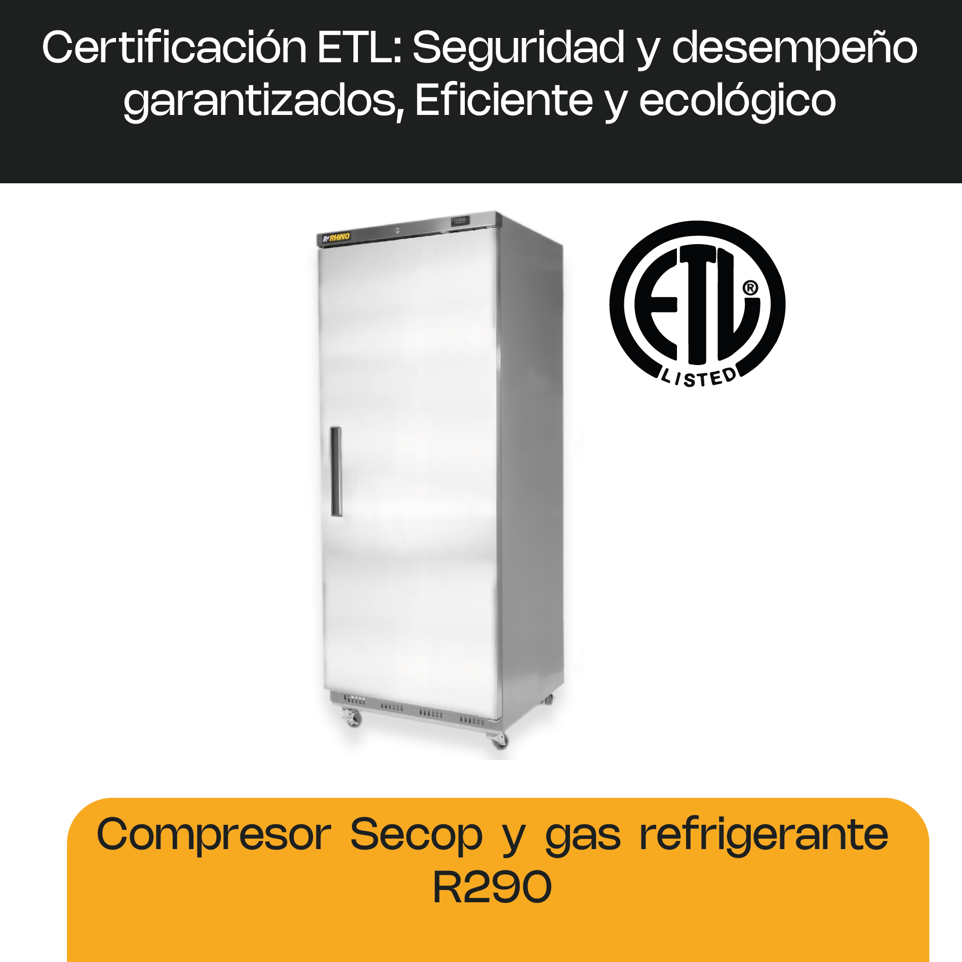 Conservador Vertical de Congelados 23 Pies