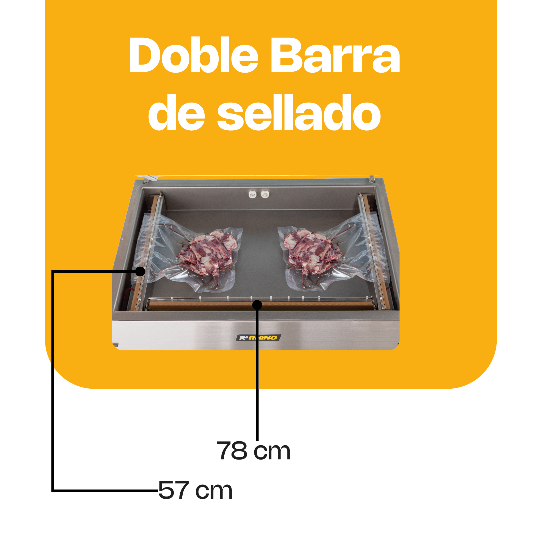 Empacadora al Vacío 40 m3/h