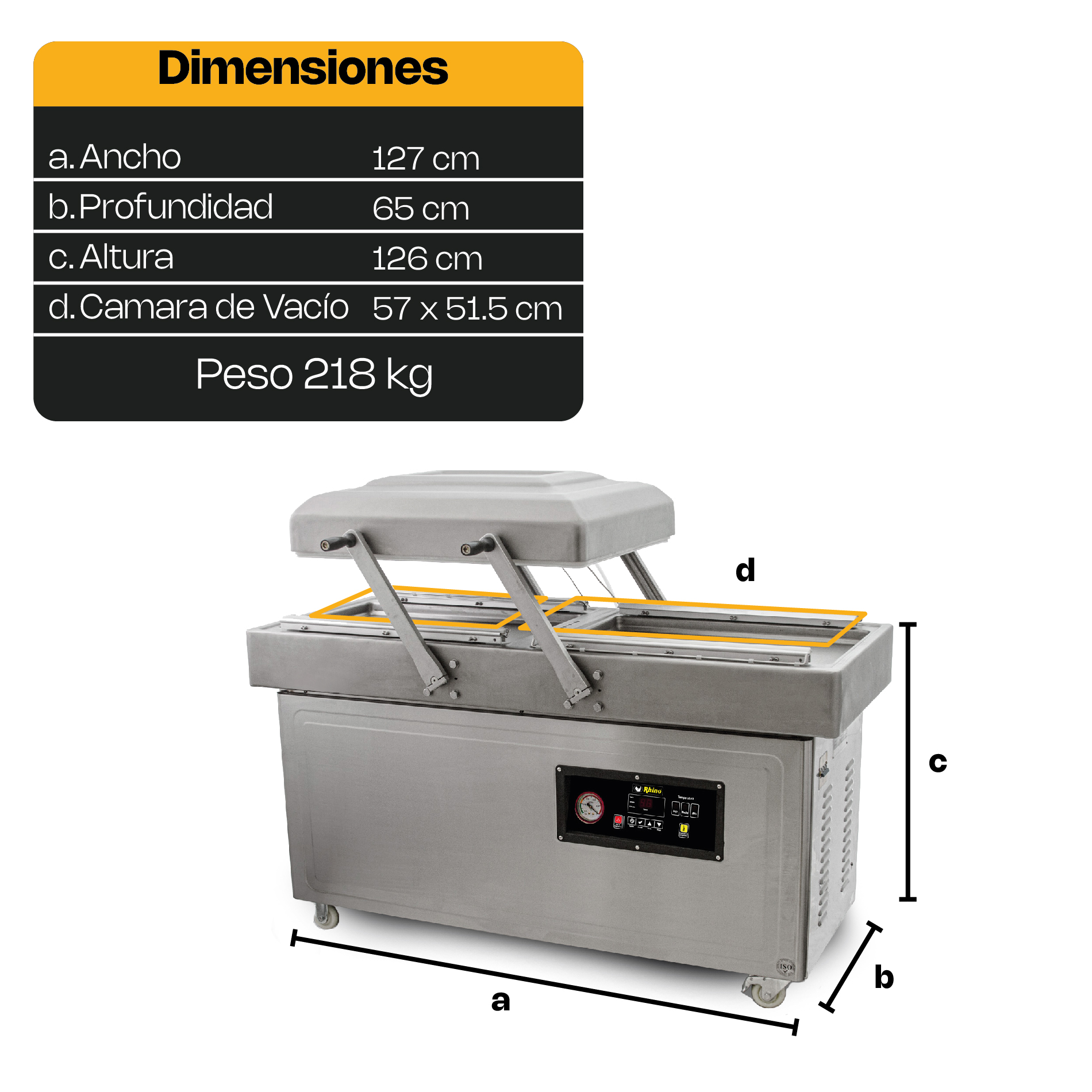 Empacadora al Vacío 40 m3/h