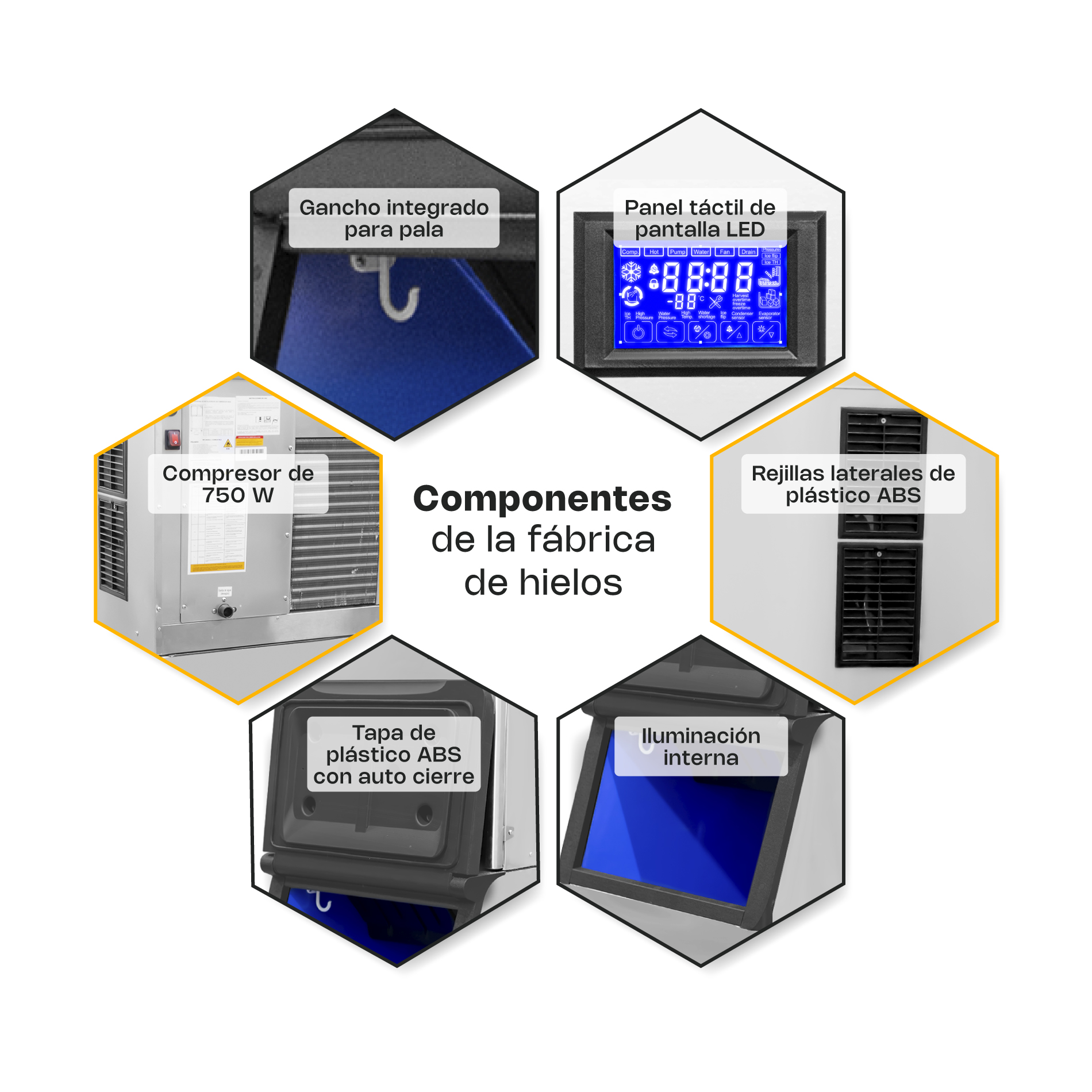 Fábrica de Hielo 200 kg