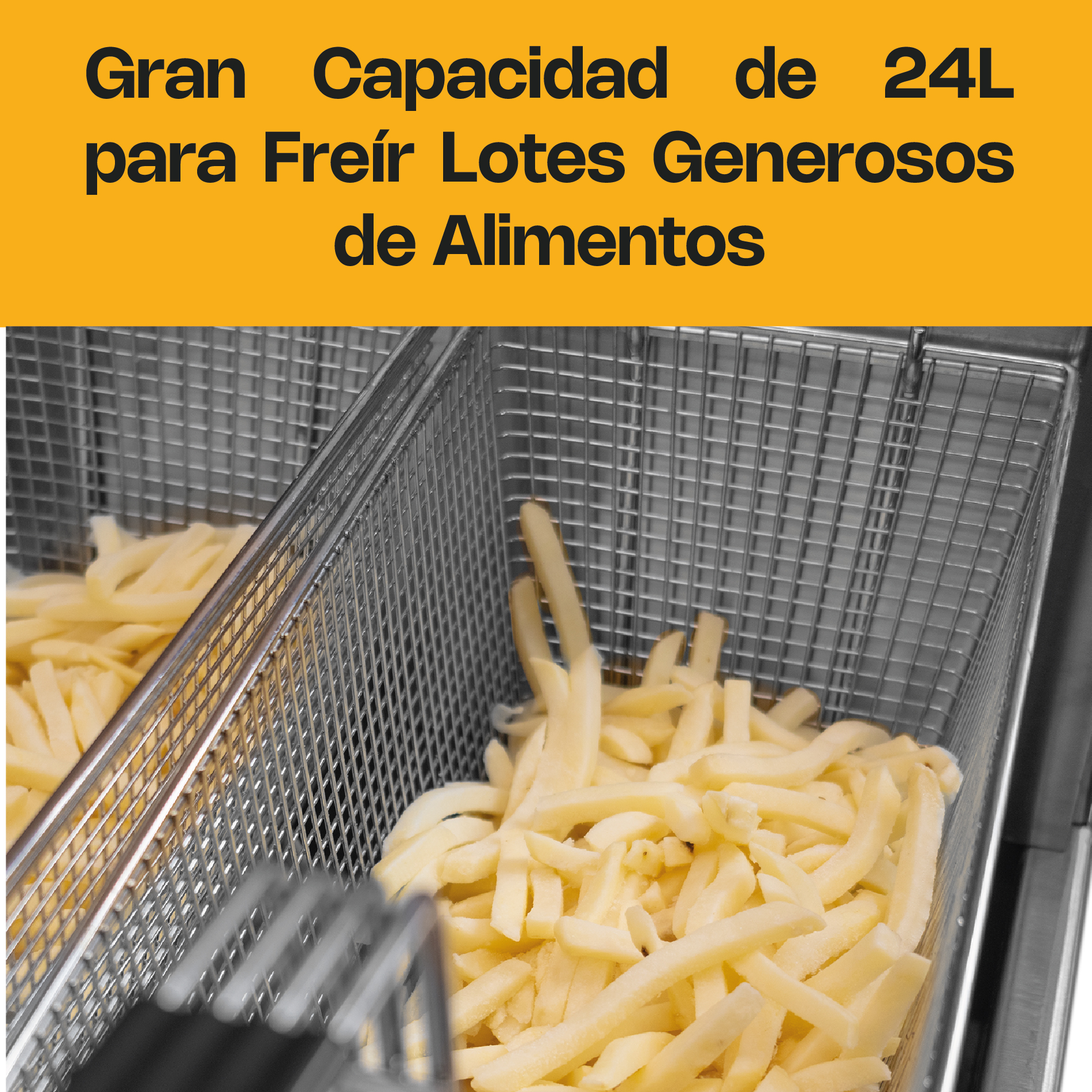 Freidora de Gas Natural 24 L