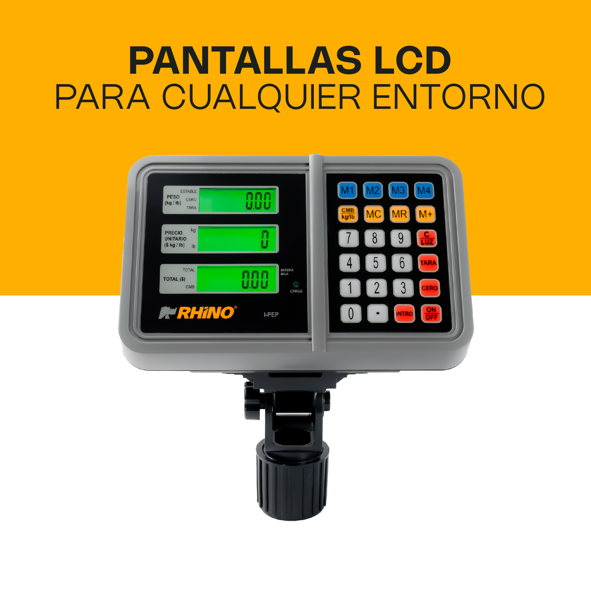 Indicador Peso, Precio y Total