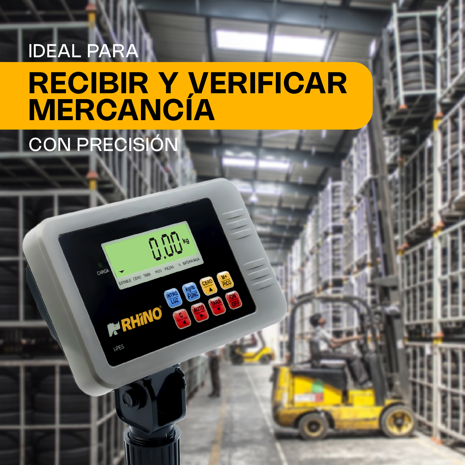 Indicador Peso y  Contador de Piezas