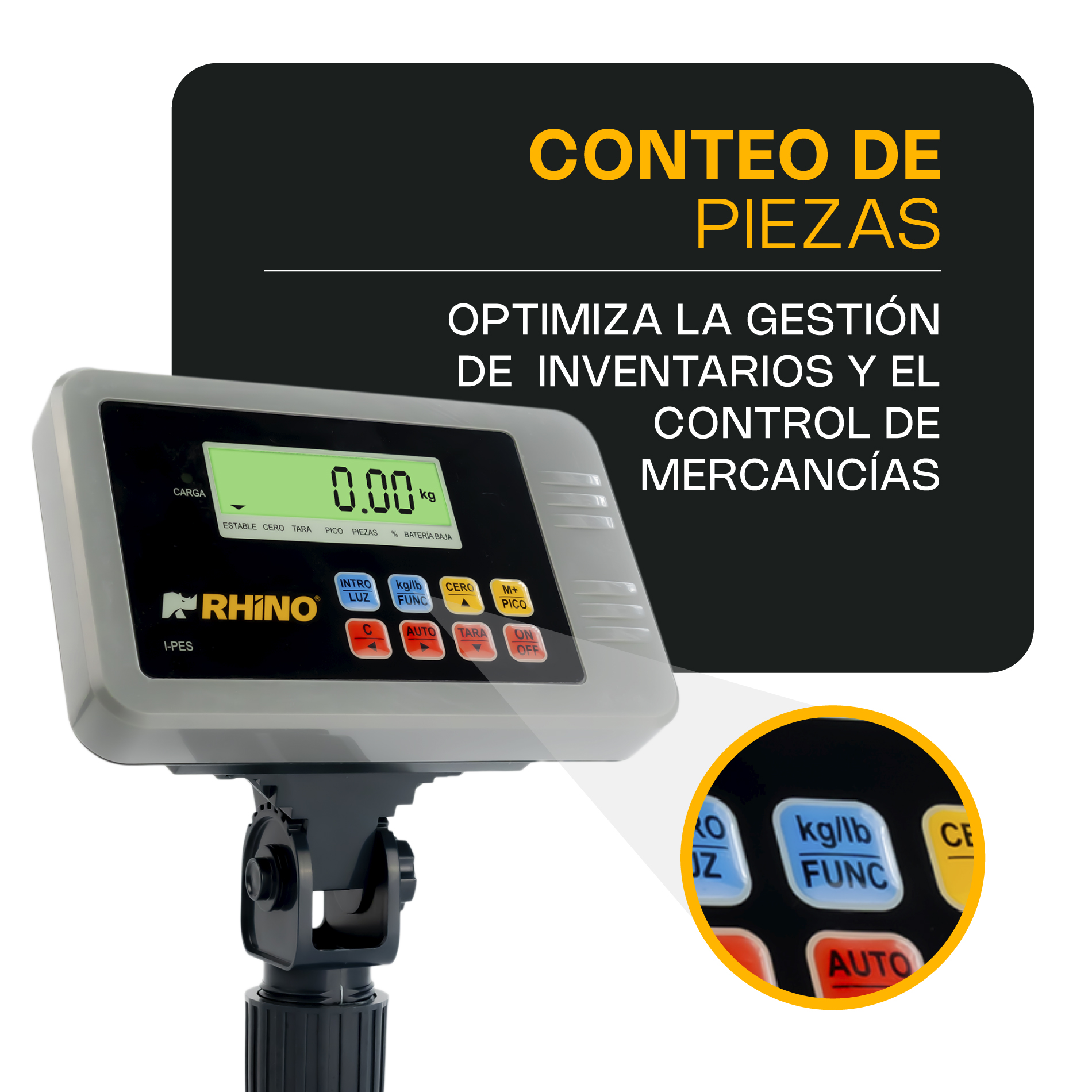 Indicador Peso y  Contador de Piezas