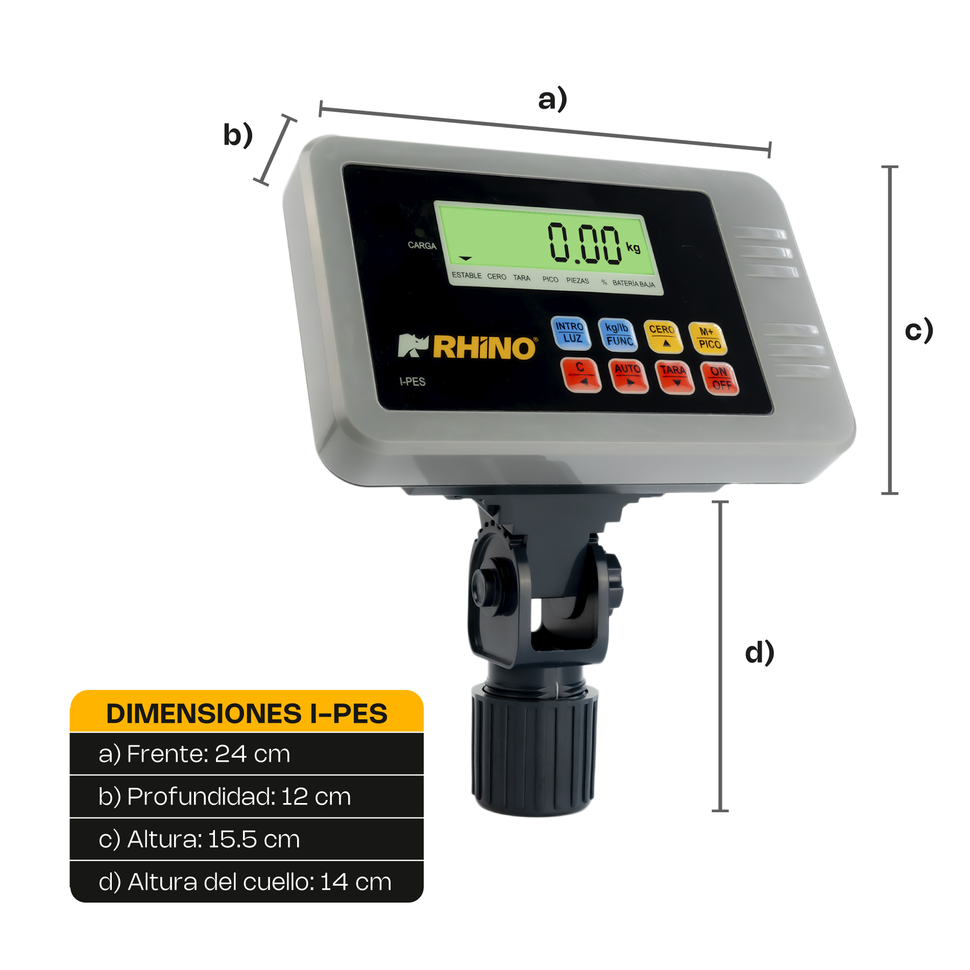 Indicador Peso y  Contador de Piezas