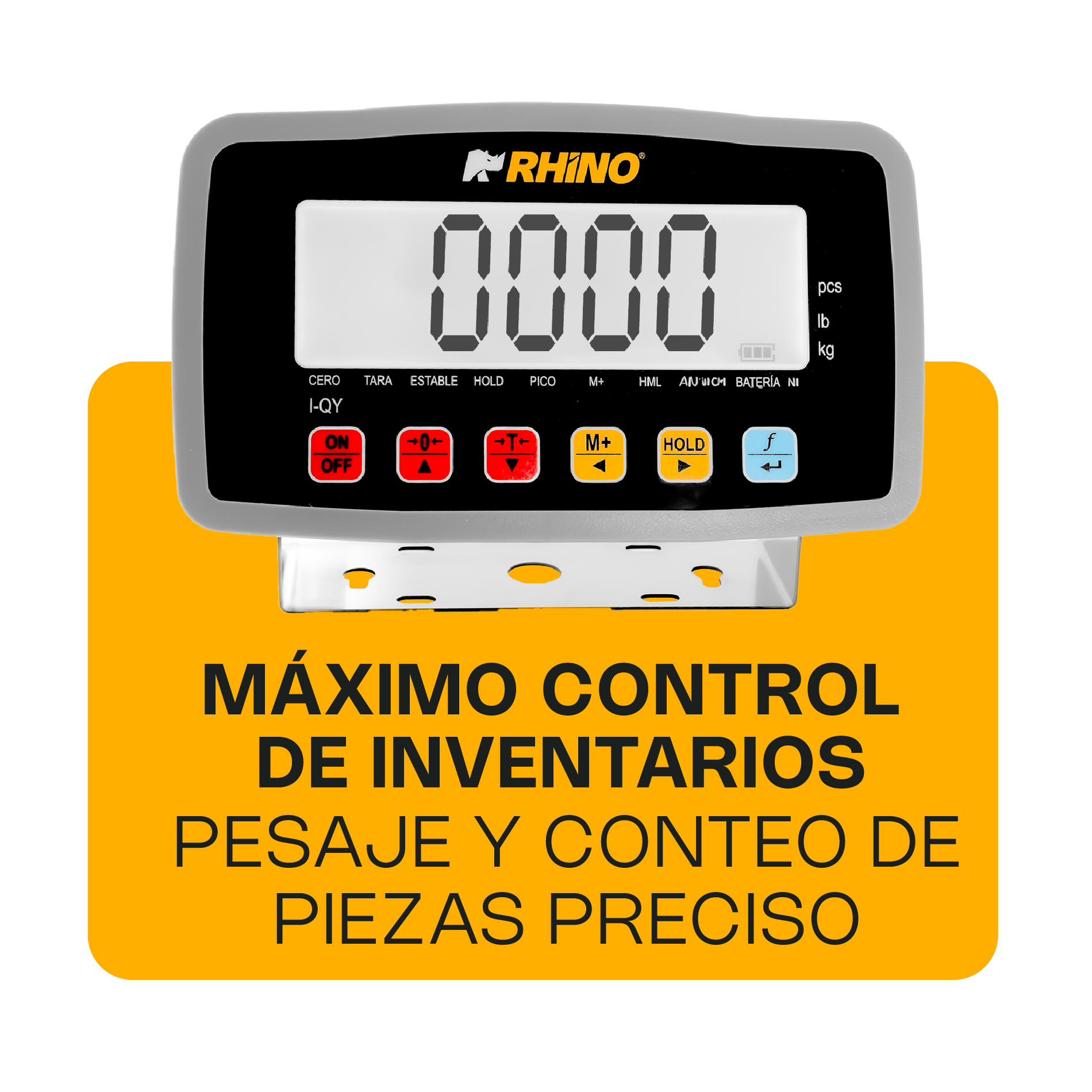 Indicador Peso, Contador y Pesaje de Animales Inalámbrico
