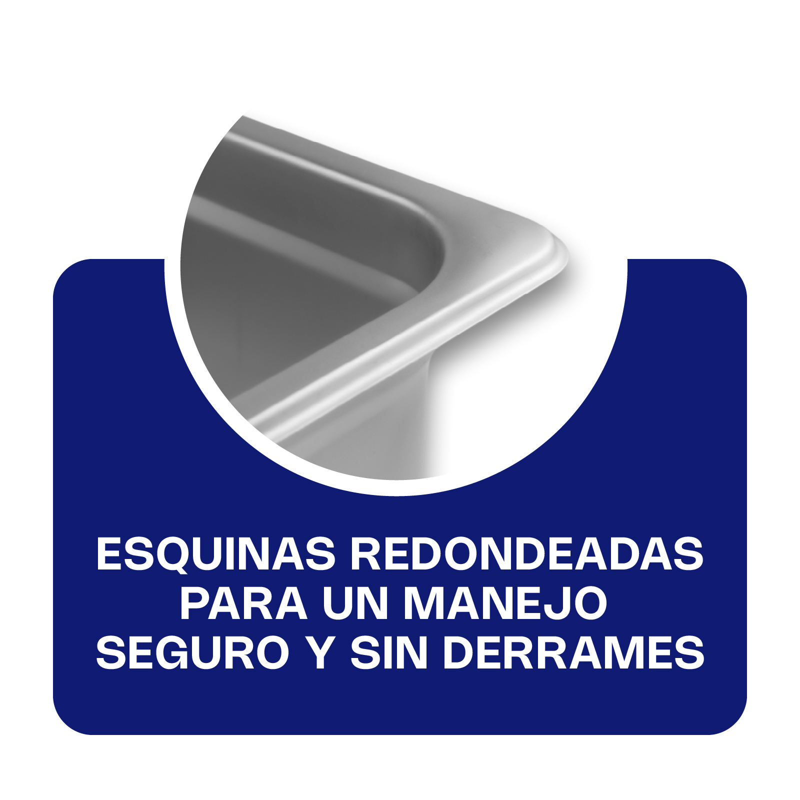 Inserto de Acero Inoxidable Cuarto 2.5"