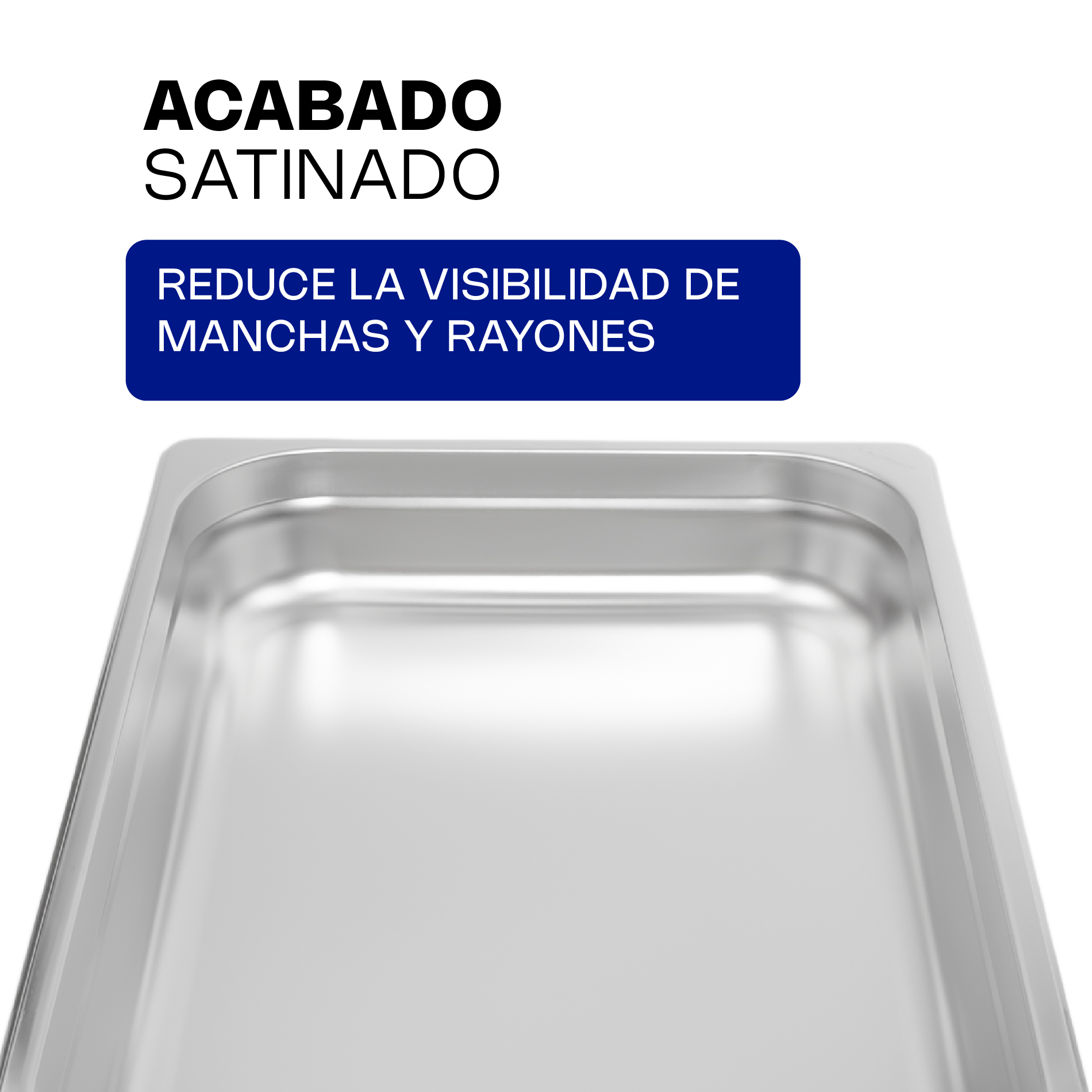 Inserto de Acero Inoxidable Entero 2.5"