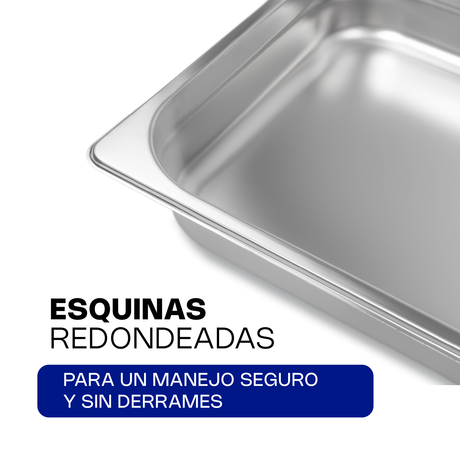 Inserto de Acero Inoxidable Entero 2.5"