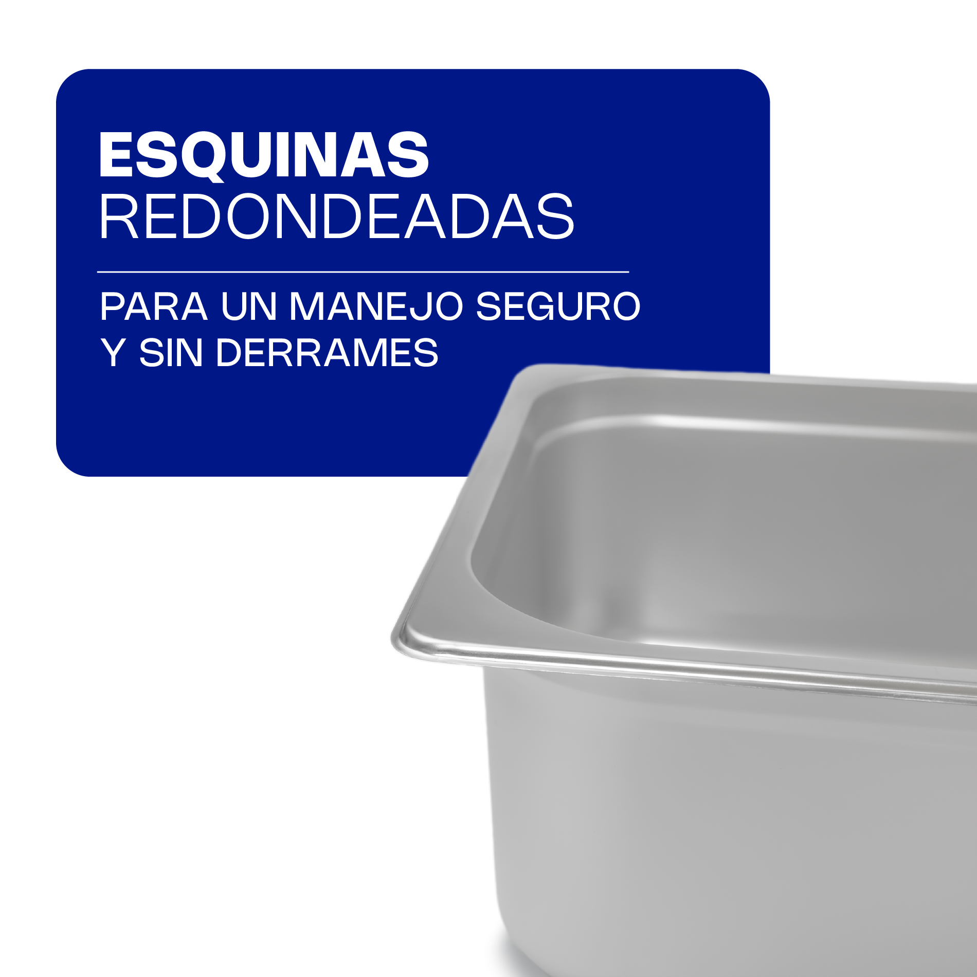 Inserto de Acero Inoxidable Entero 6"