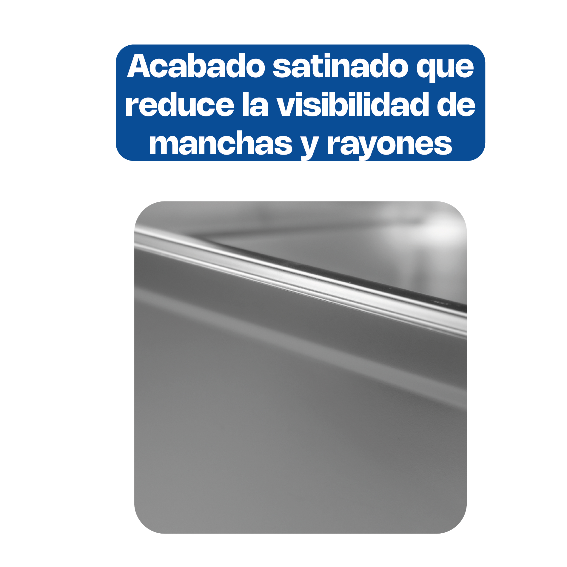 Inserto de Acero Inoxidable Entero 8"