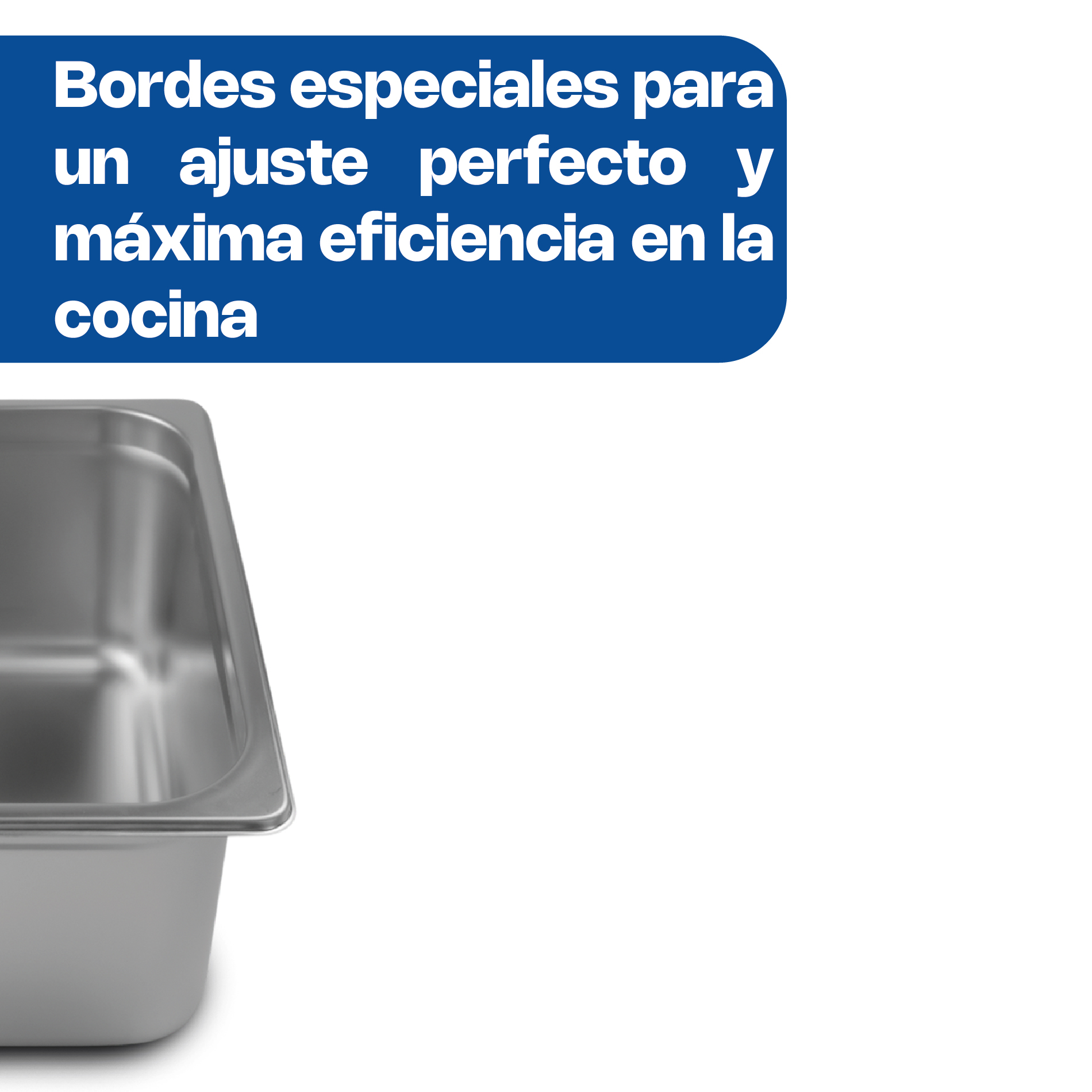 Inserto de Acero Inoxidable Medio 8"