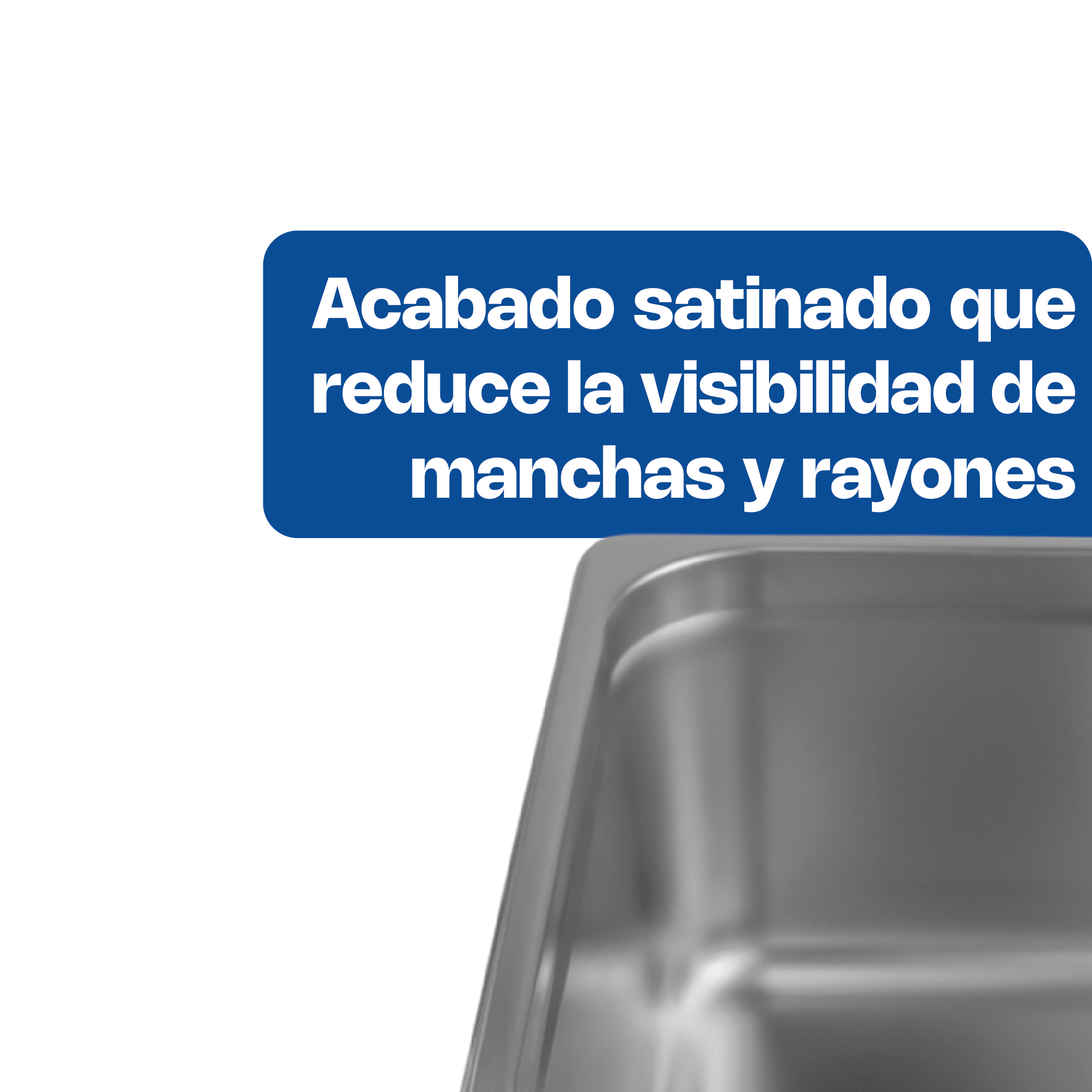 Inserto de Acero Inoxidable Medio 8"