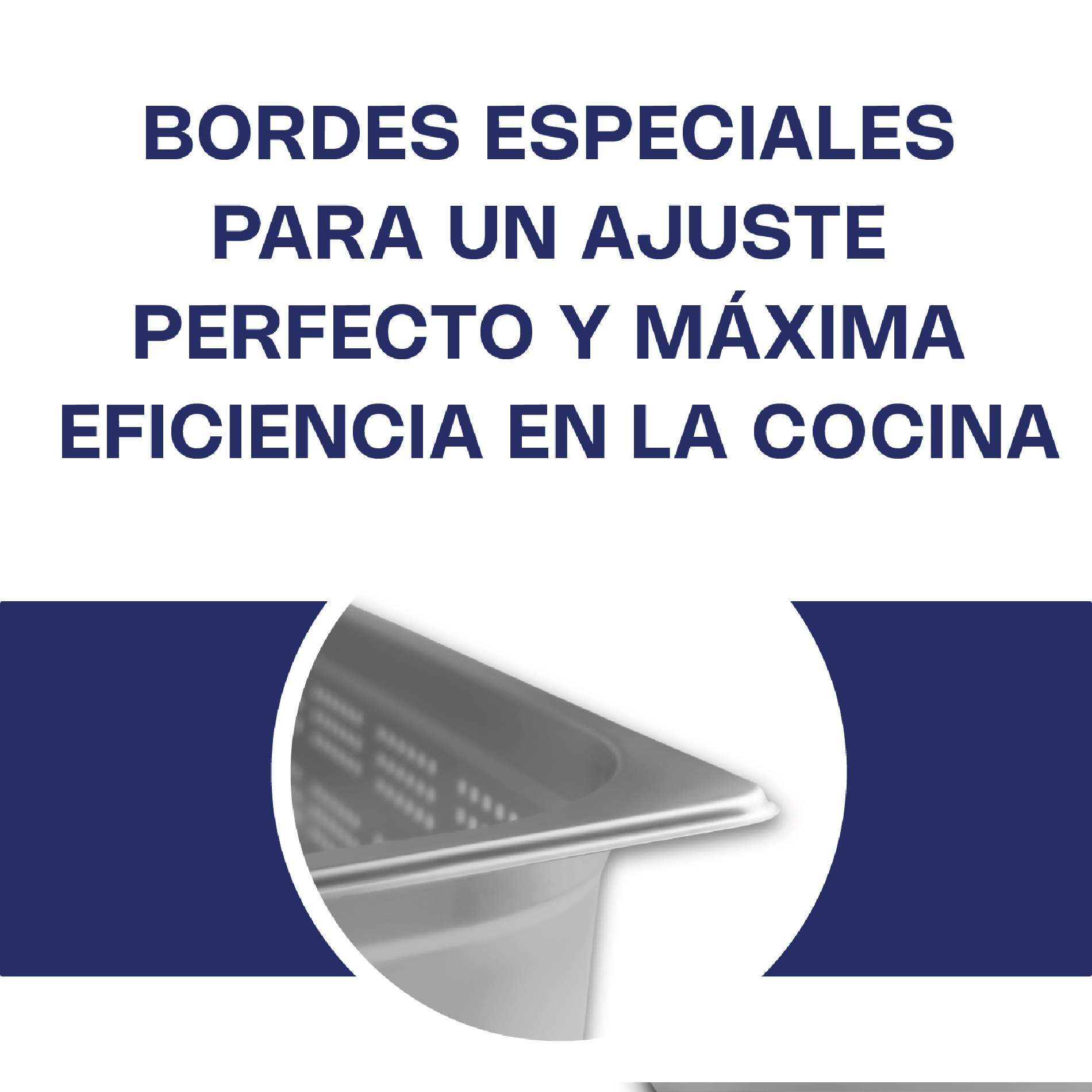 Inserto de Acero Inoxidable Perforado Entero 6"