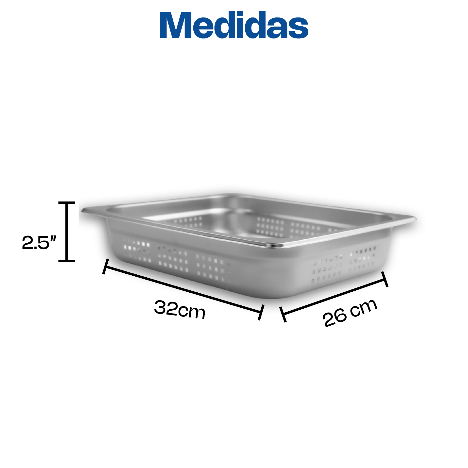 Inserto de Acero Inoxidable Sexto 2.5"
