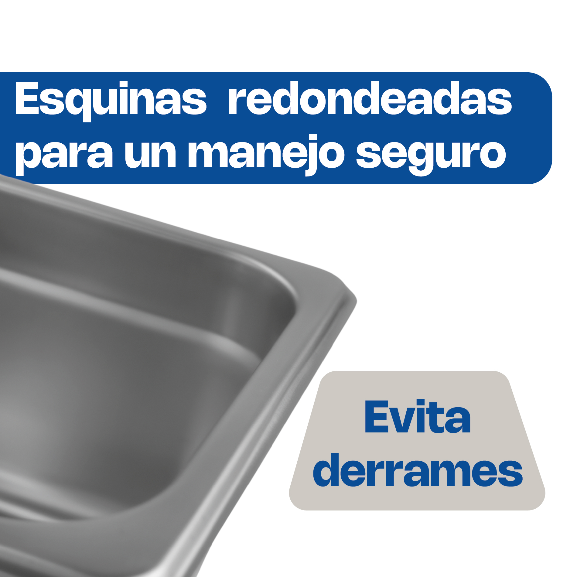 Inserto de Acero Inoxidable Sexto 4"