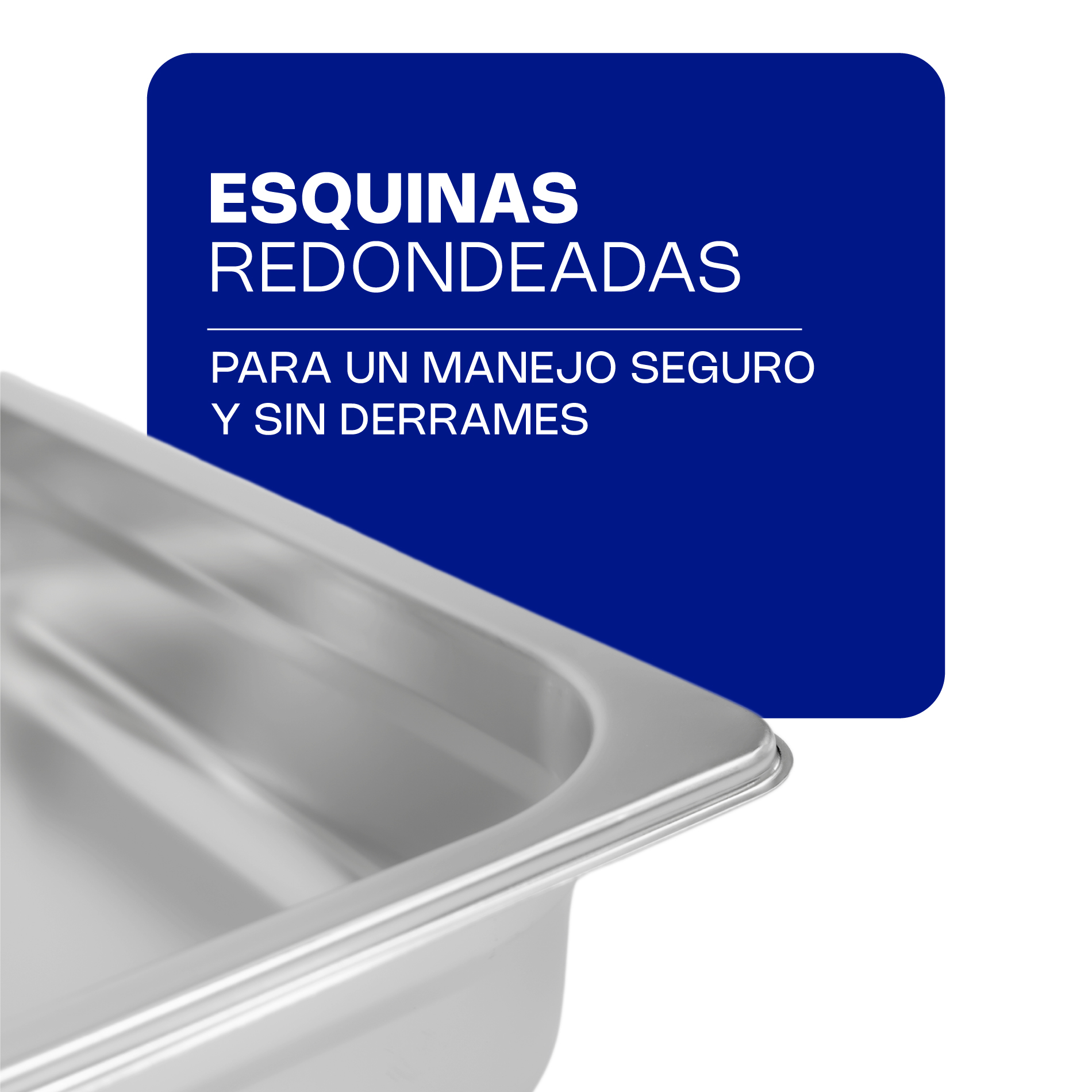 Inserto de Acero Inoxidable Tercio 2.5"