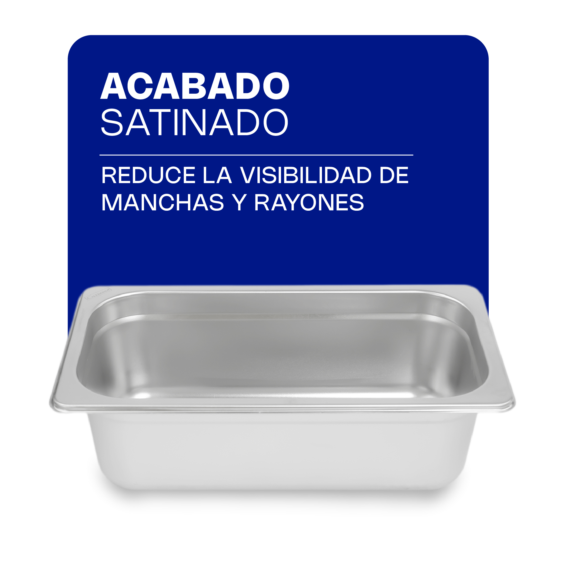 Inserto de Acero Inoxidable Tercio 4"