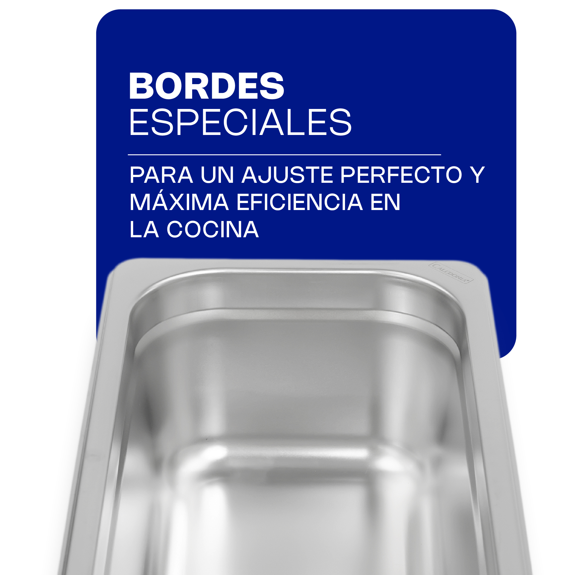 Inserto de Acero Inoxidable Tercio 4"