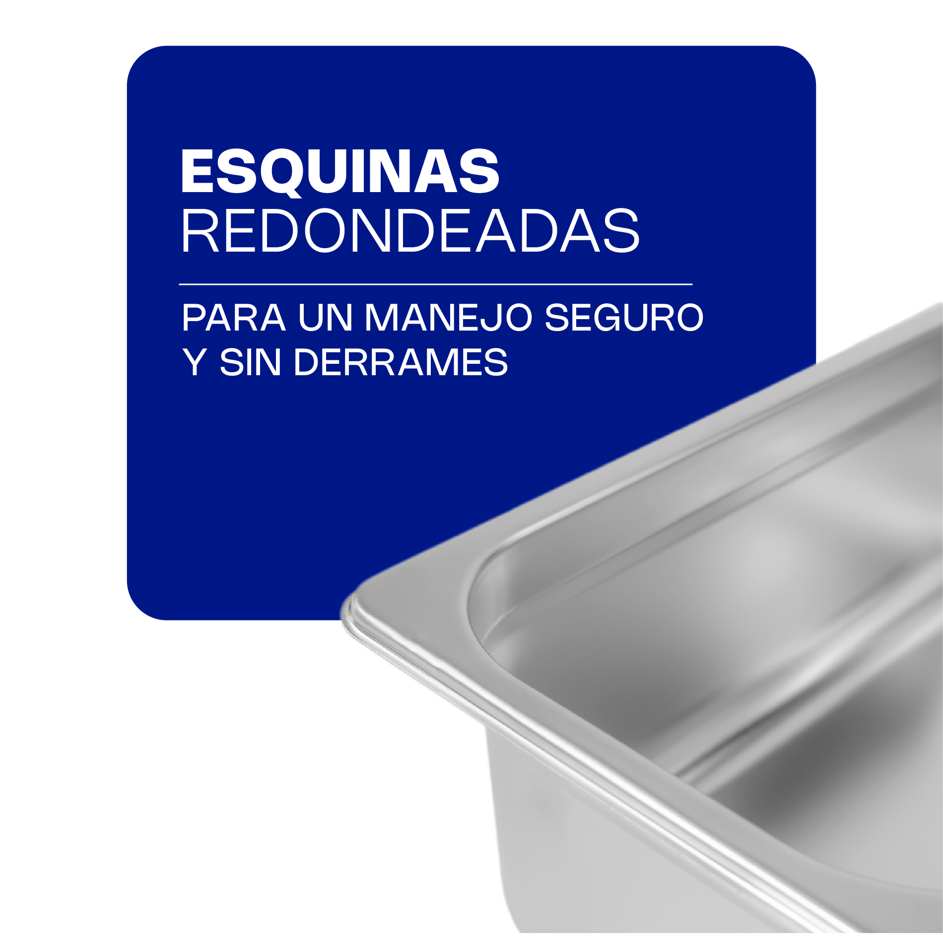 Inserto de Acero Inoxidable Tercio 4"