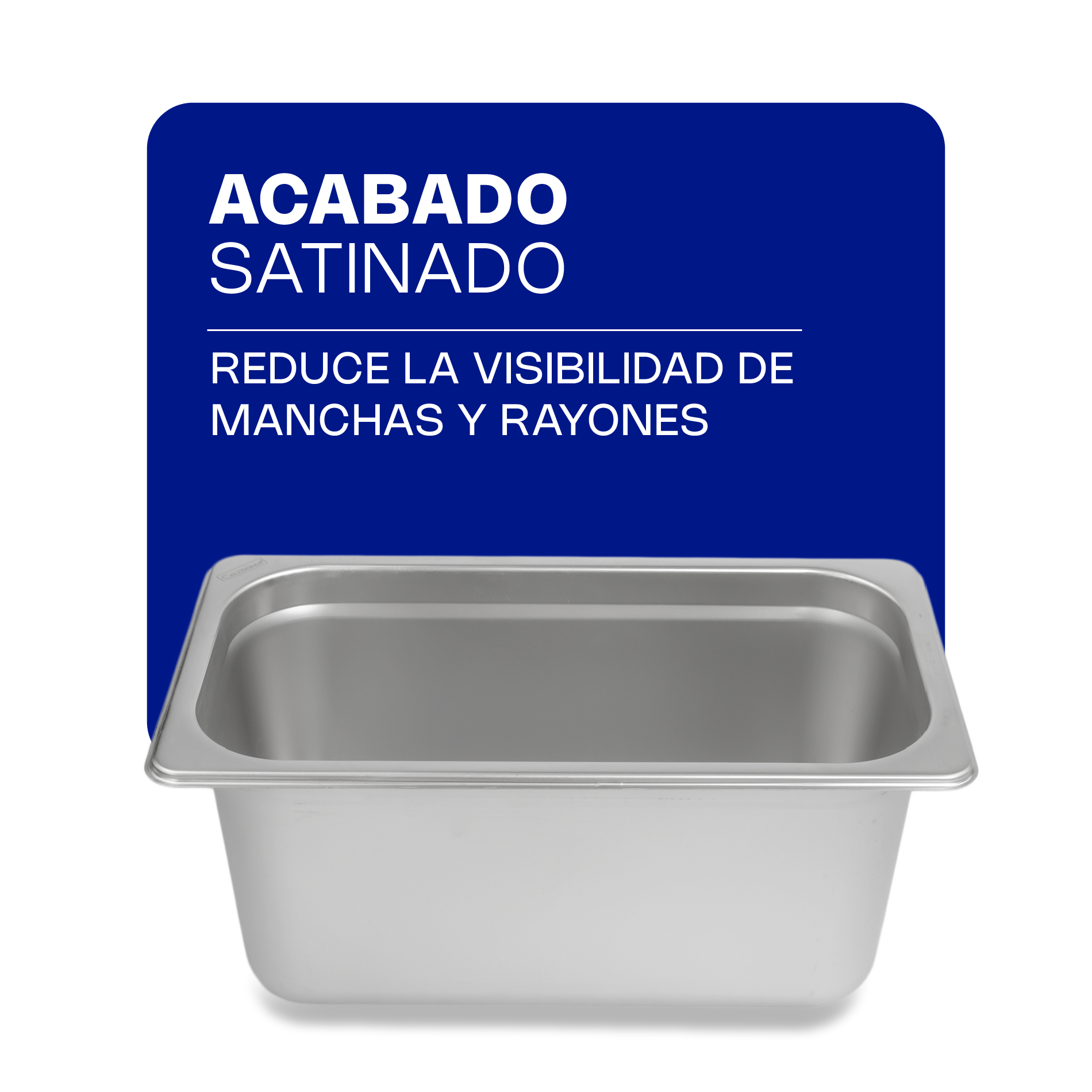 Inserto de Acero Inoxidable Tercio 6"