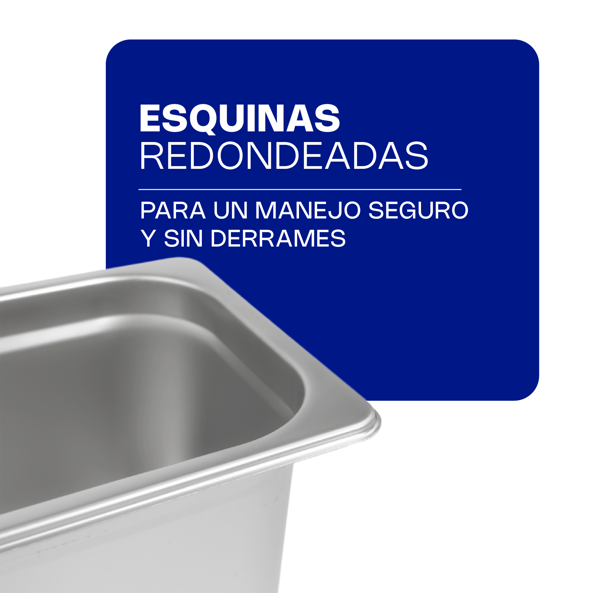 Inserto de Acero Inoxidable Tercio 6"