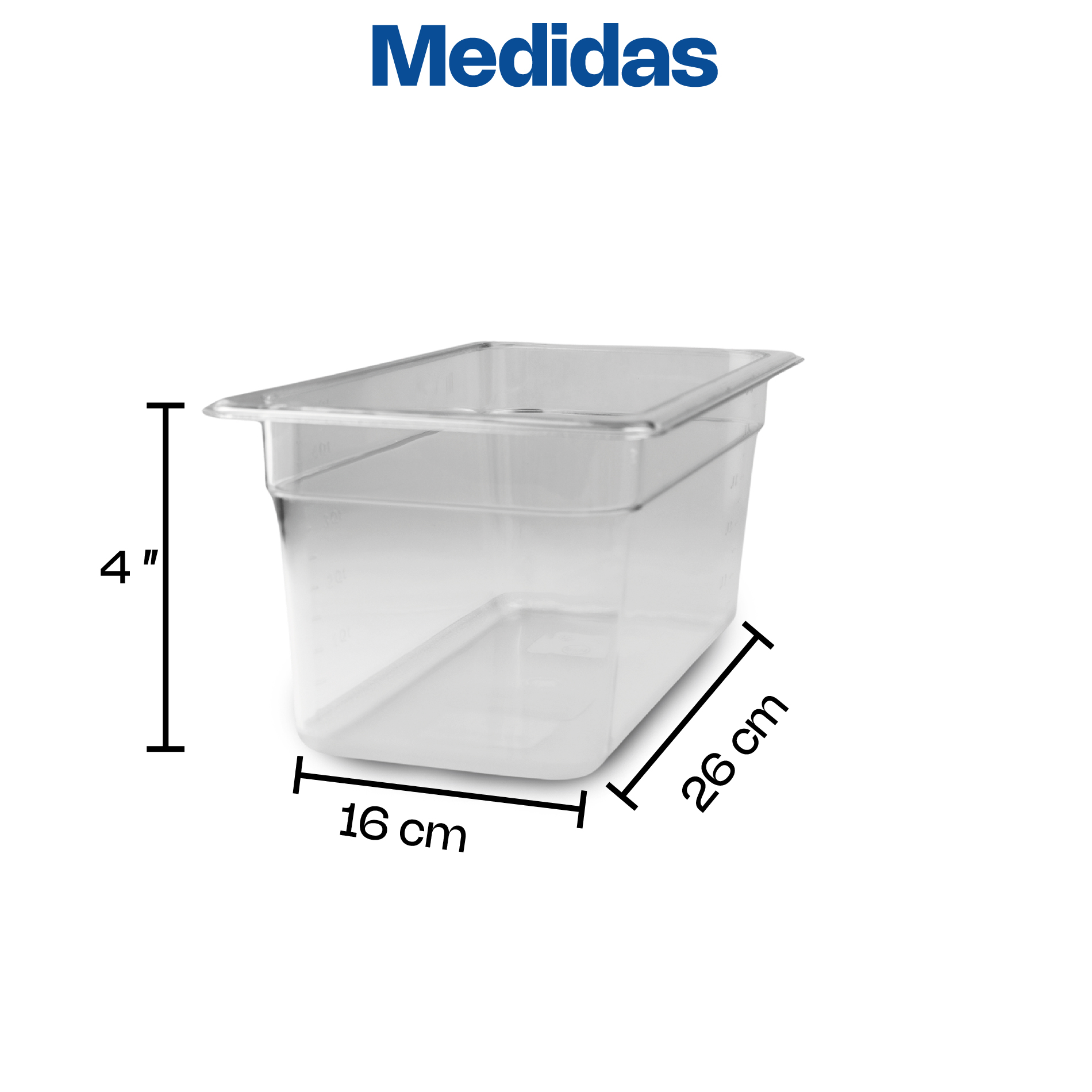 Inserto para Policarbonato Cuarto 4"