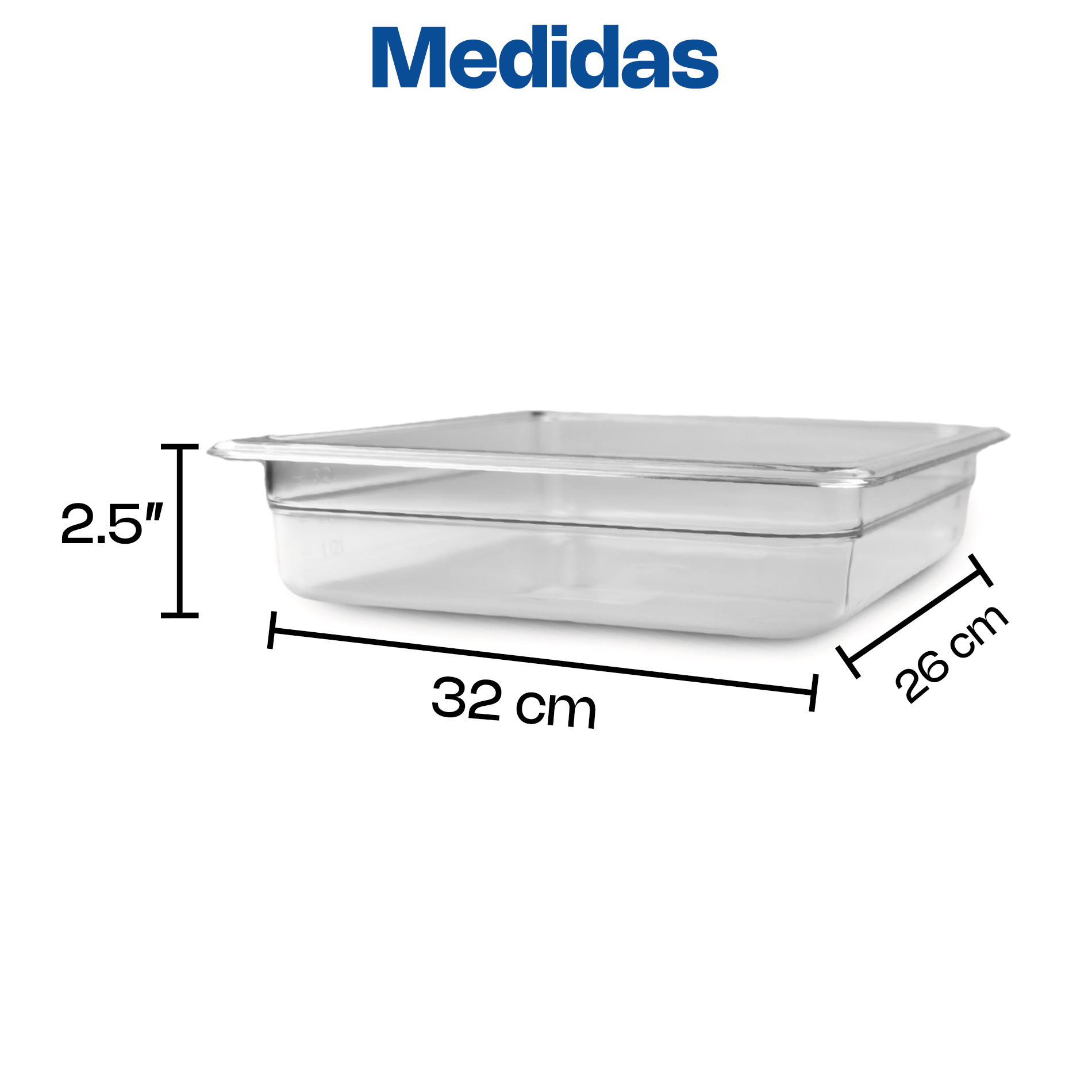 Inserto para Policarbonato Medio 2.5"