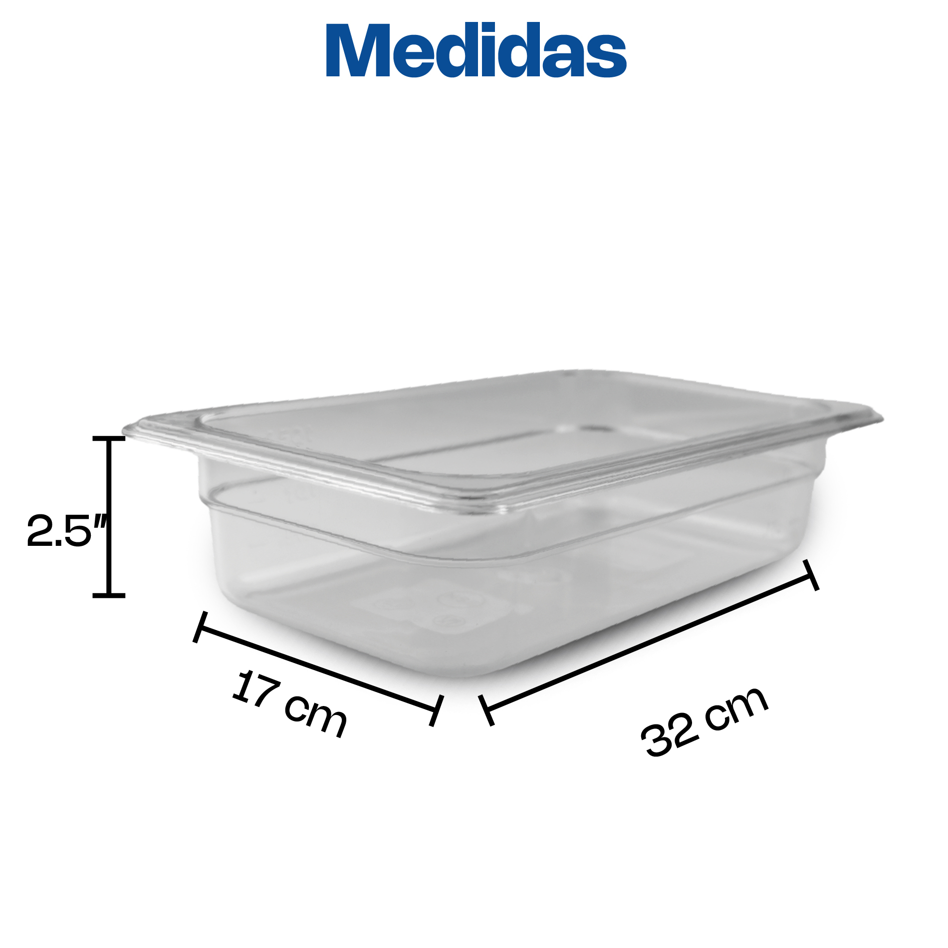 Inserto para Policarbonato Tercio 2.5"