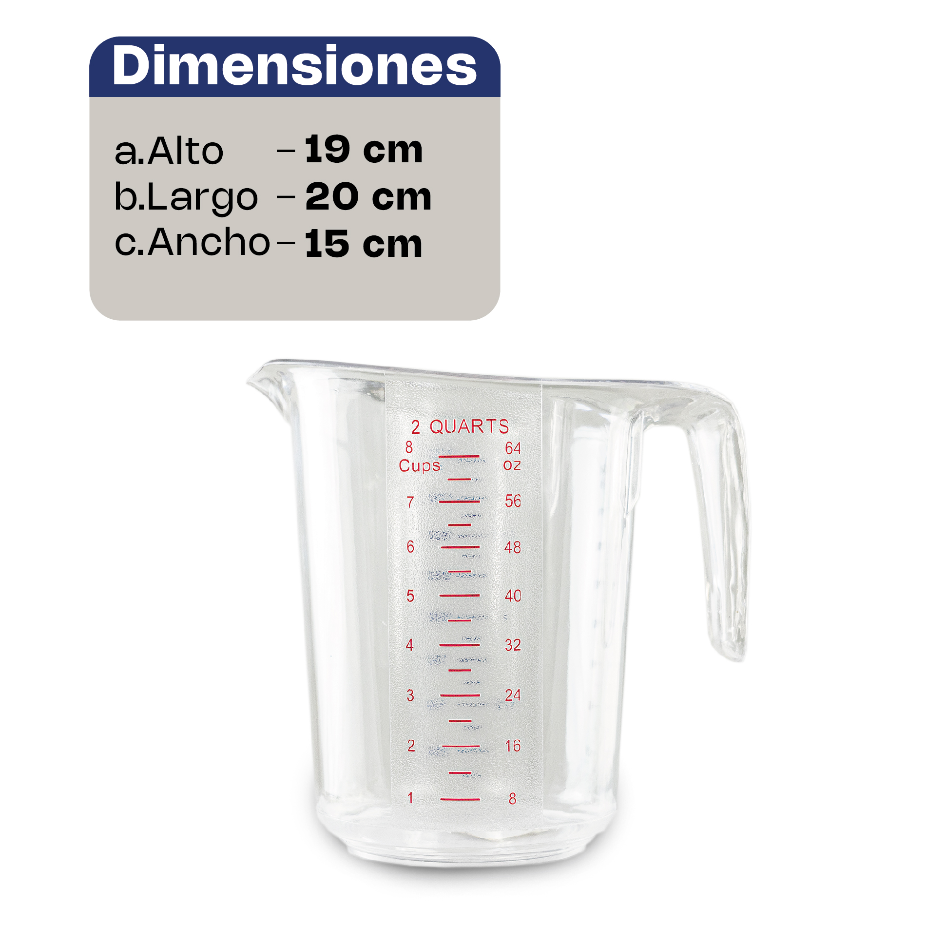 Jarra Medidora 2 L