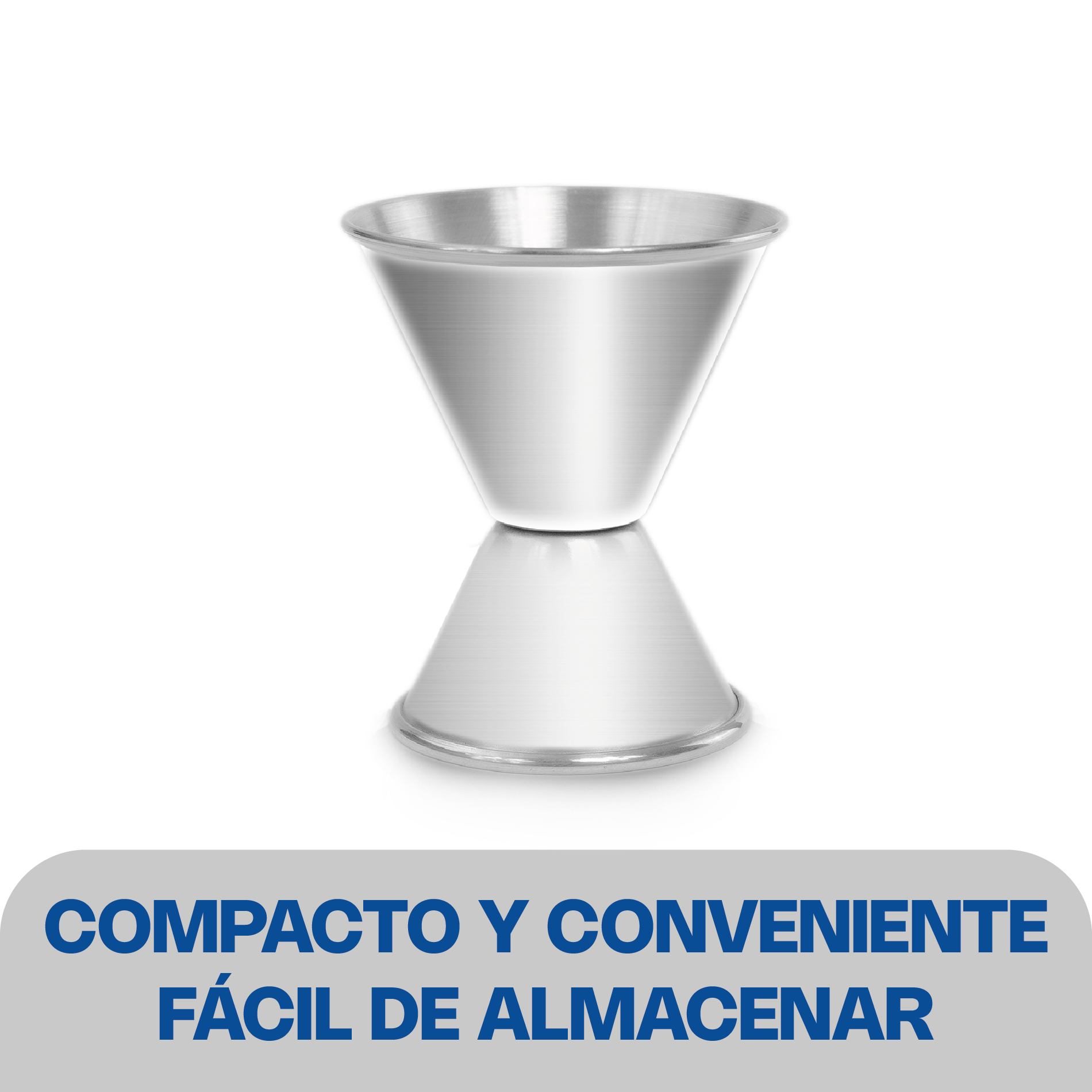 Medidor Doble para Bebidas 1 y 2 oz