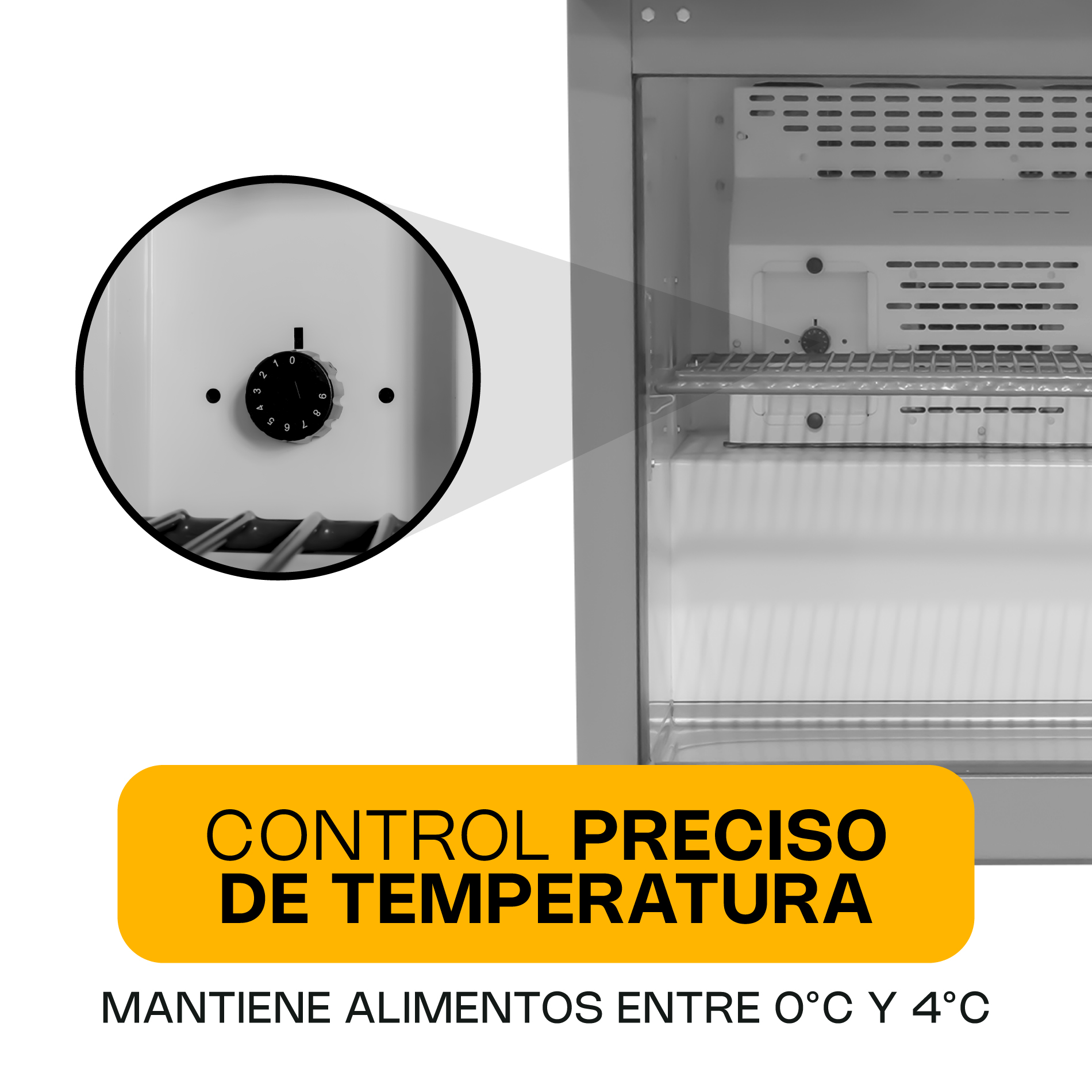 Mesa Refrigerada Bajo Barra 6.9 Pies